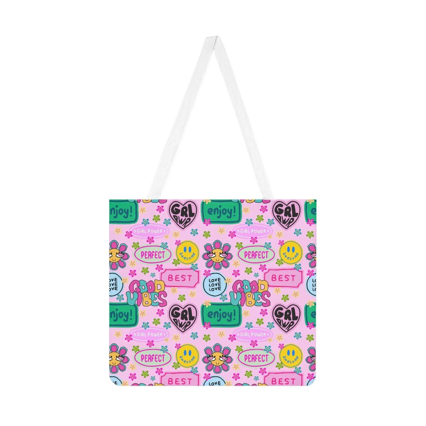 Girl Power Good Vibes Tote Bag - One size / White - Bags