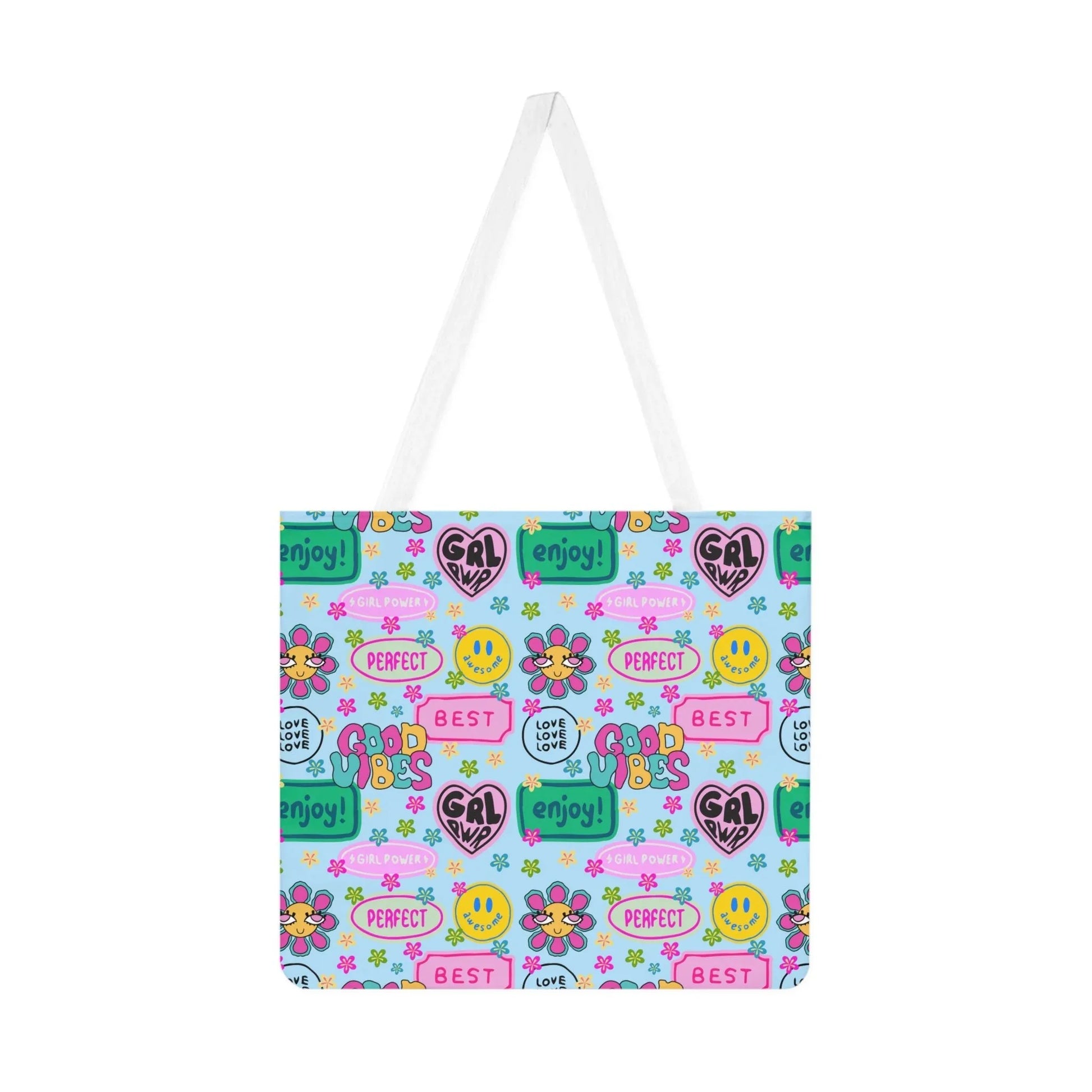 Girl Power Good Vibes Tote Bag - One size / White - Bags