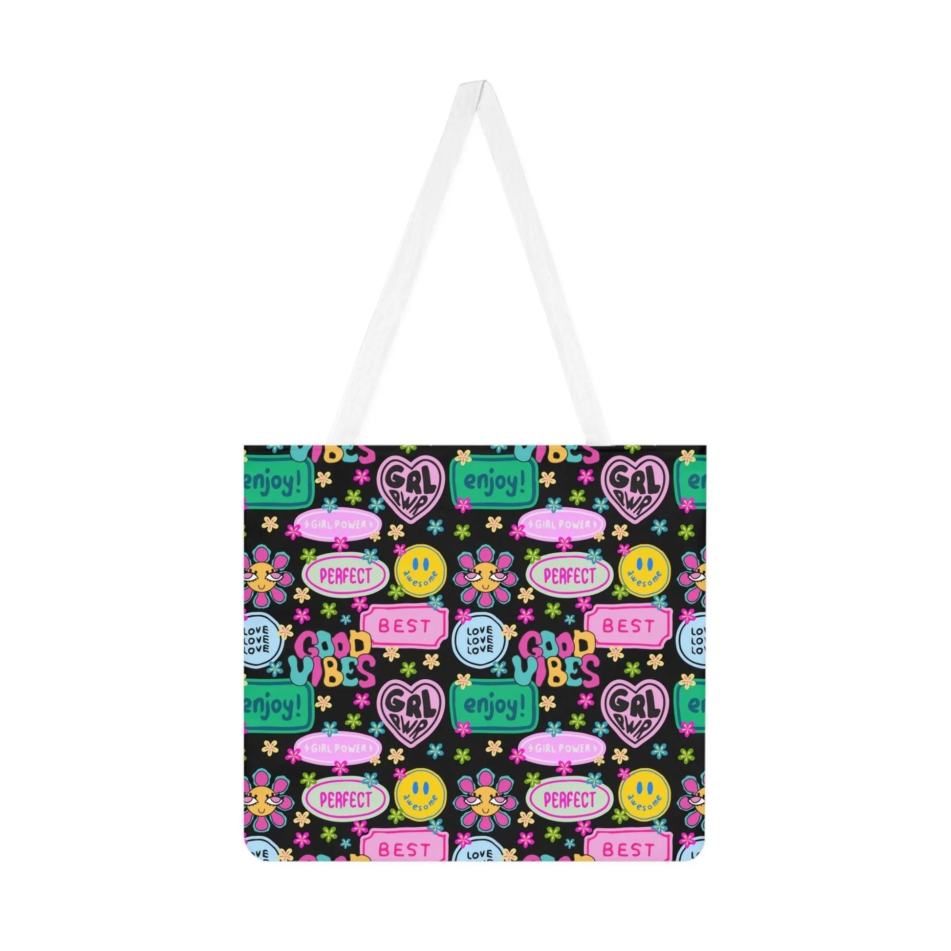Girl Power Good Vibes Tote Bag - One size / White - Bags