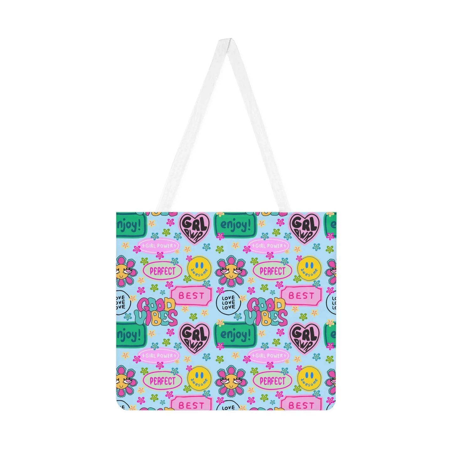 Girl Power Good Vibes Tote Bag - One size / White - Bags