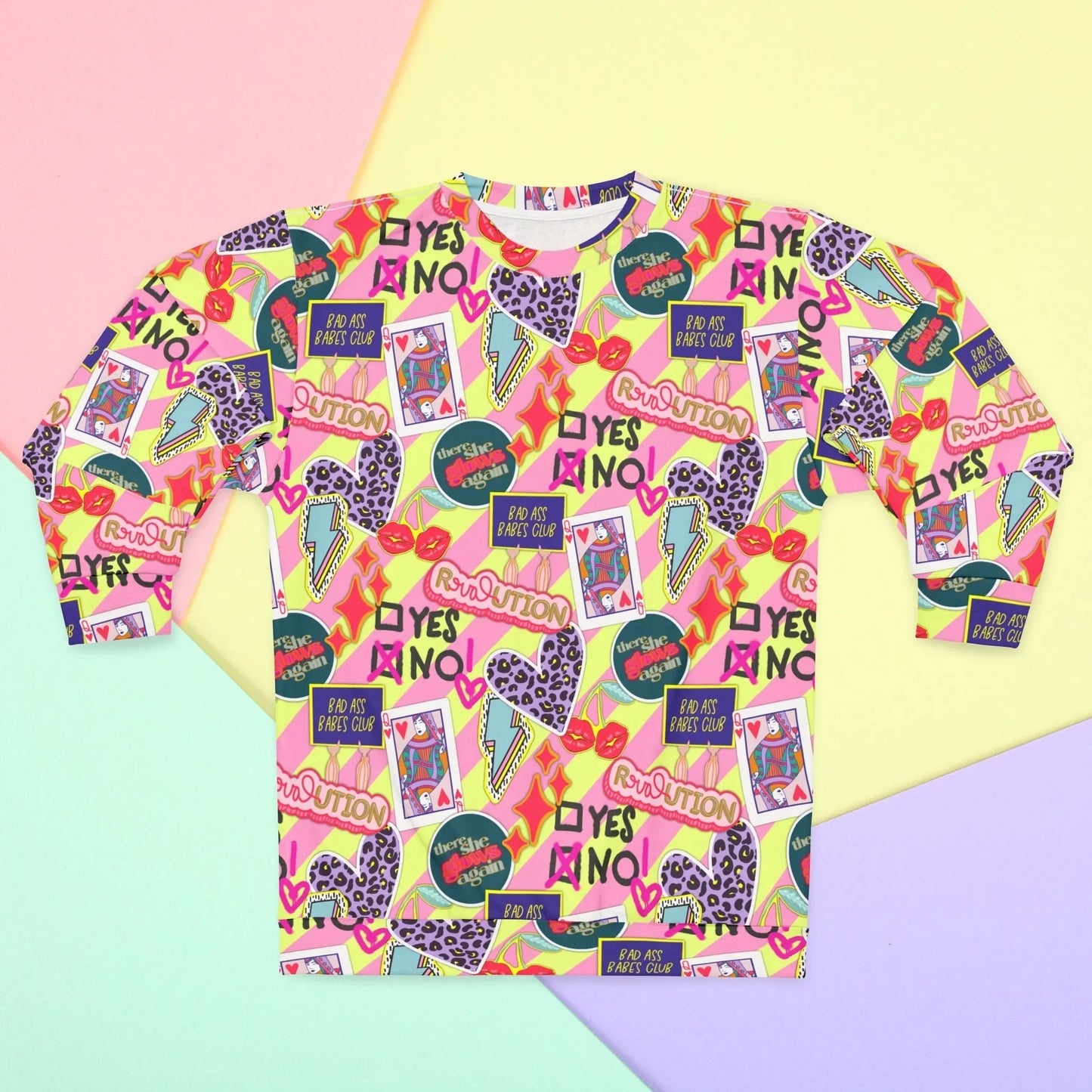 Girl Power Revolution Sweatshirt - XS - All Over Prints
