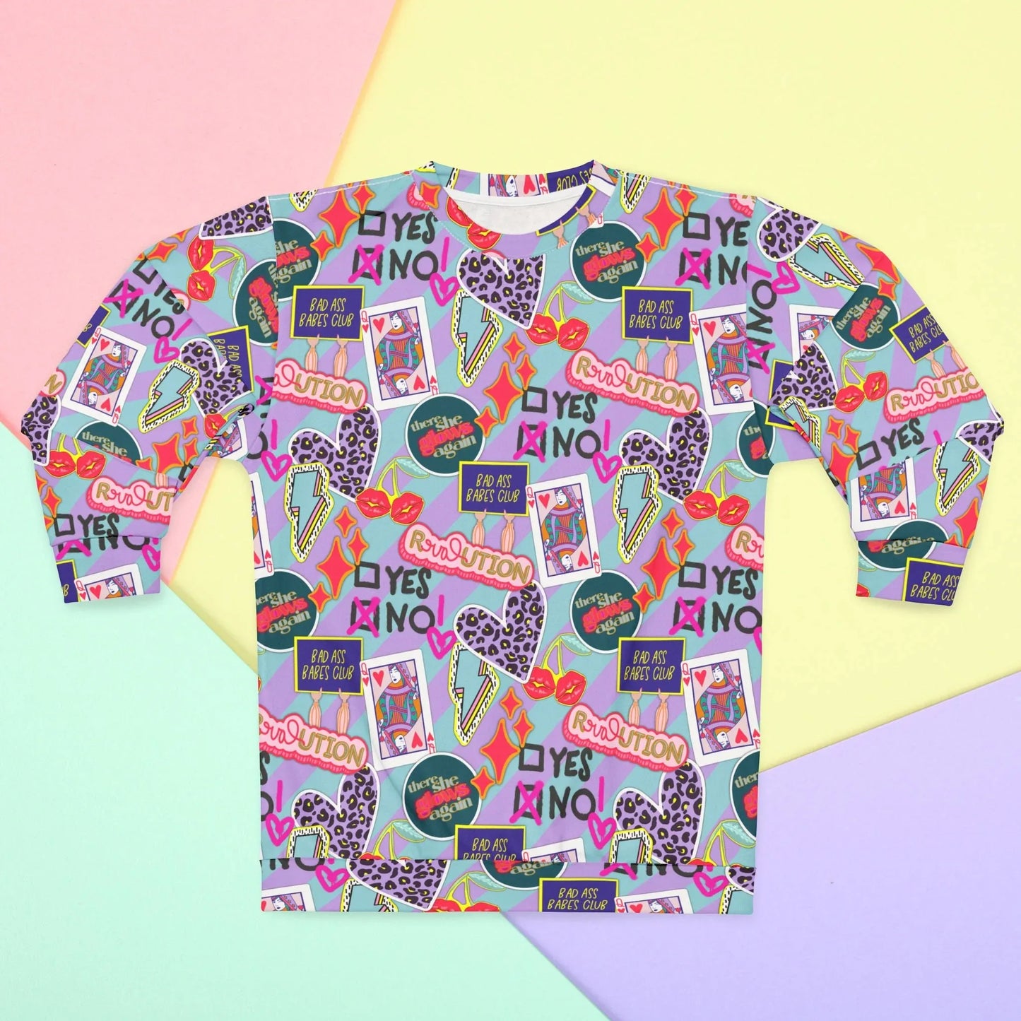 Girl Power Revolution Sweatshirt - XS - All Over Prints
