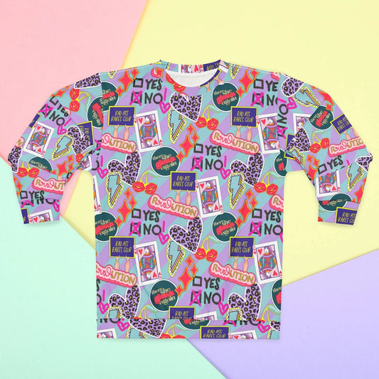 Girl Power Revolution Sweatshirt - XS - All Over Prints