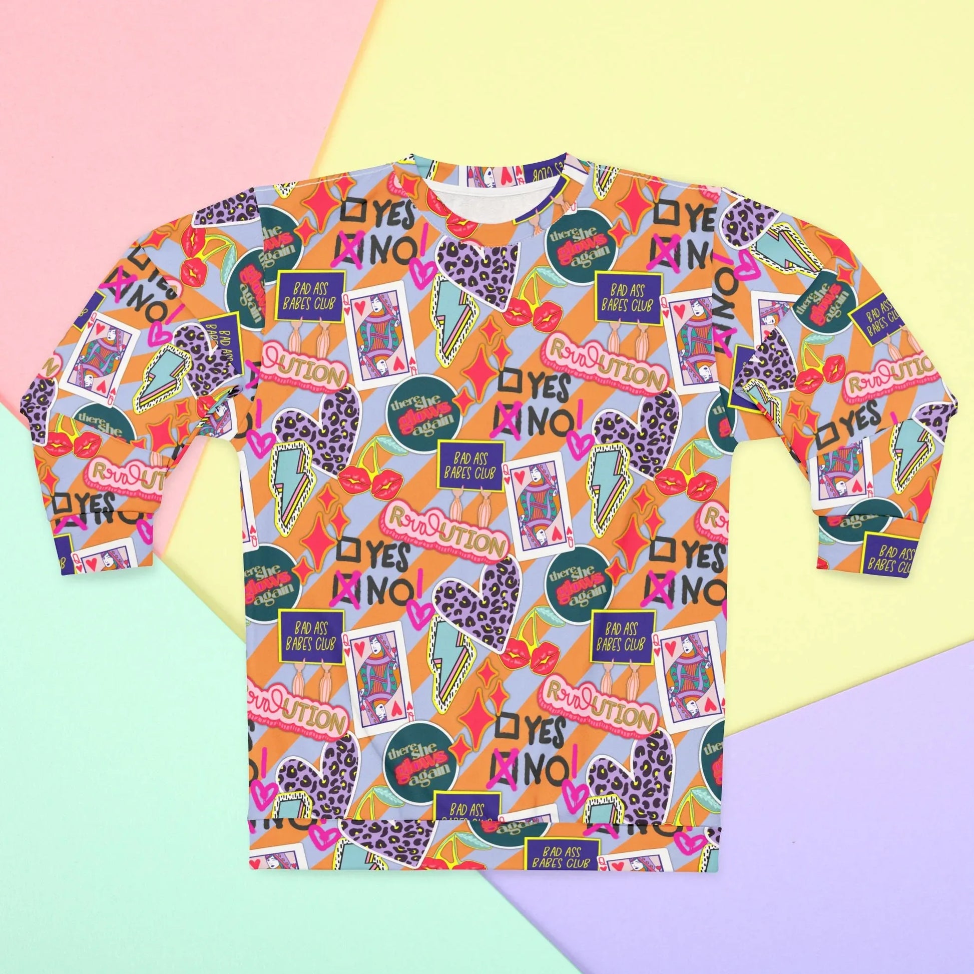 Girl Power Revolution Sweatshirt - XS - All Over Prints
