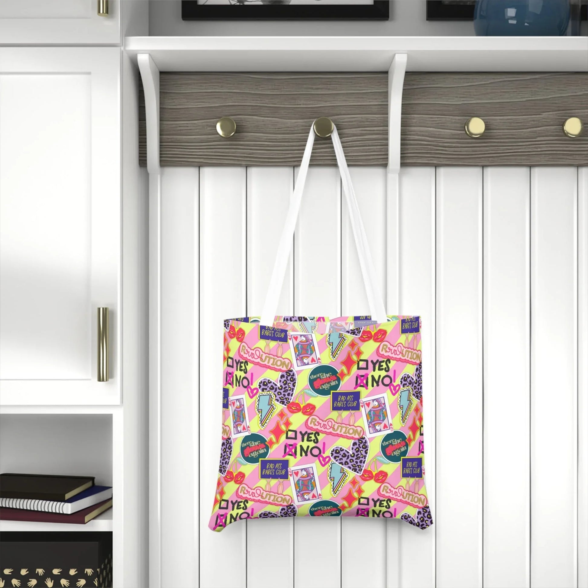 Girl Power Revolution Tote Bag - One size / White - Bags