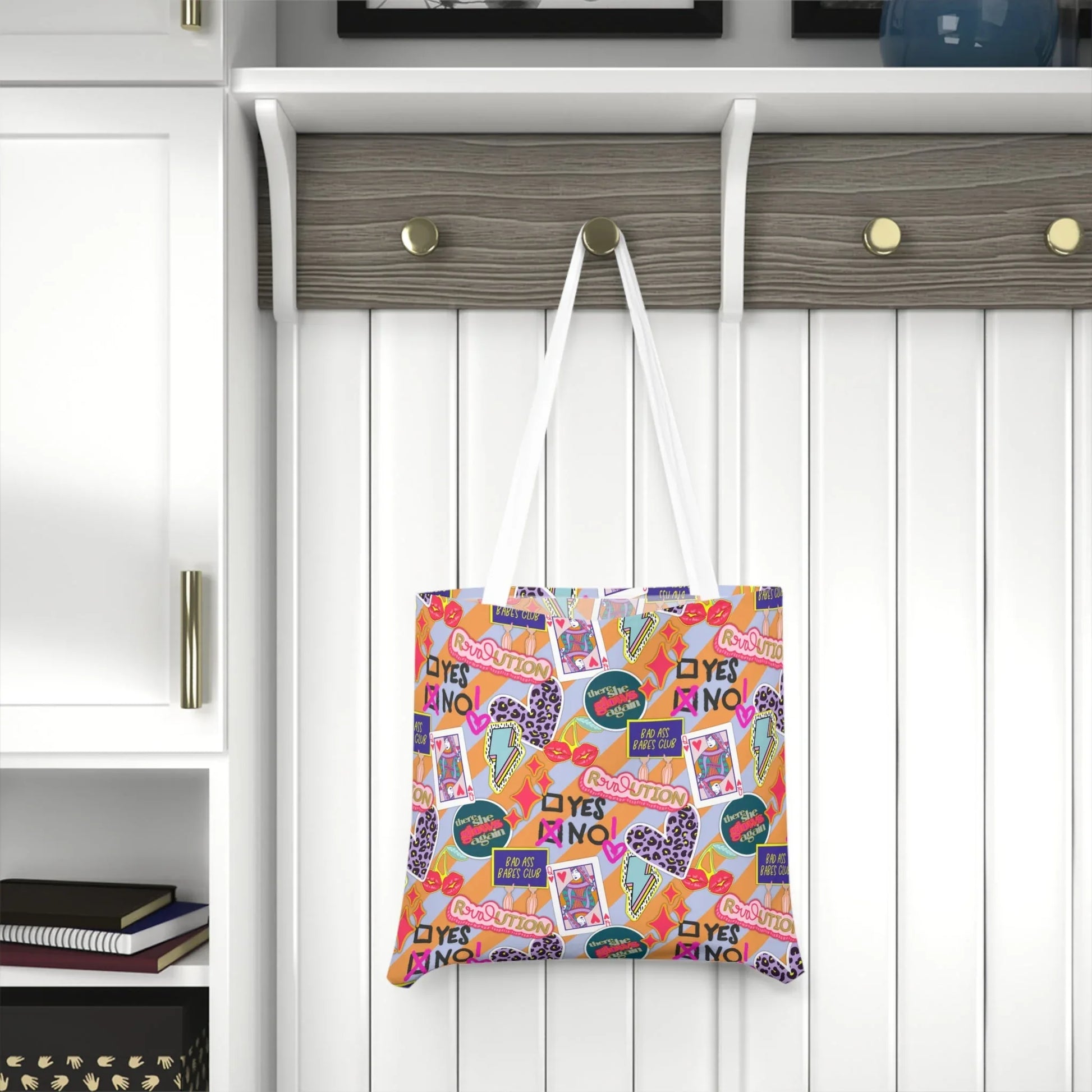 Girl Power Revolution Tote Bag - One size / White - Bags