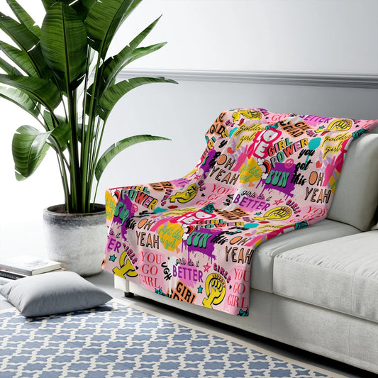 Girl Squad Blanket - 50’’ × 60’’ - Home Decor