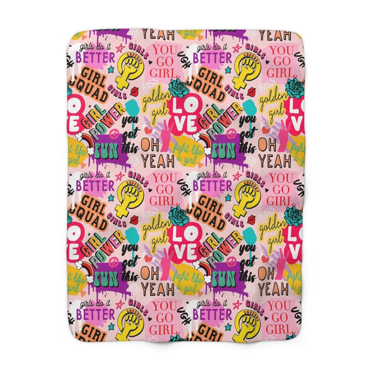 Girl Squad Blanket - 50’’ × 60’’ - Home Decor
