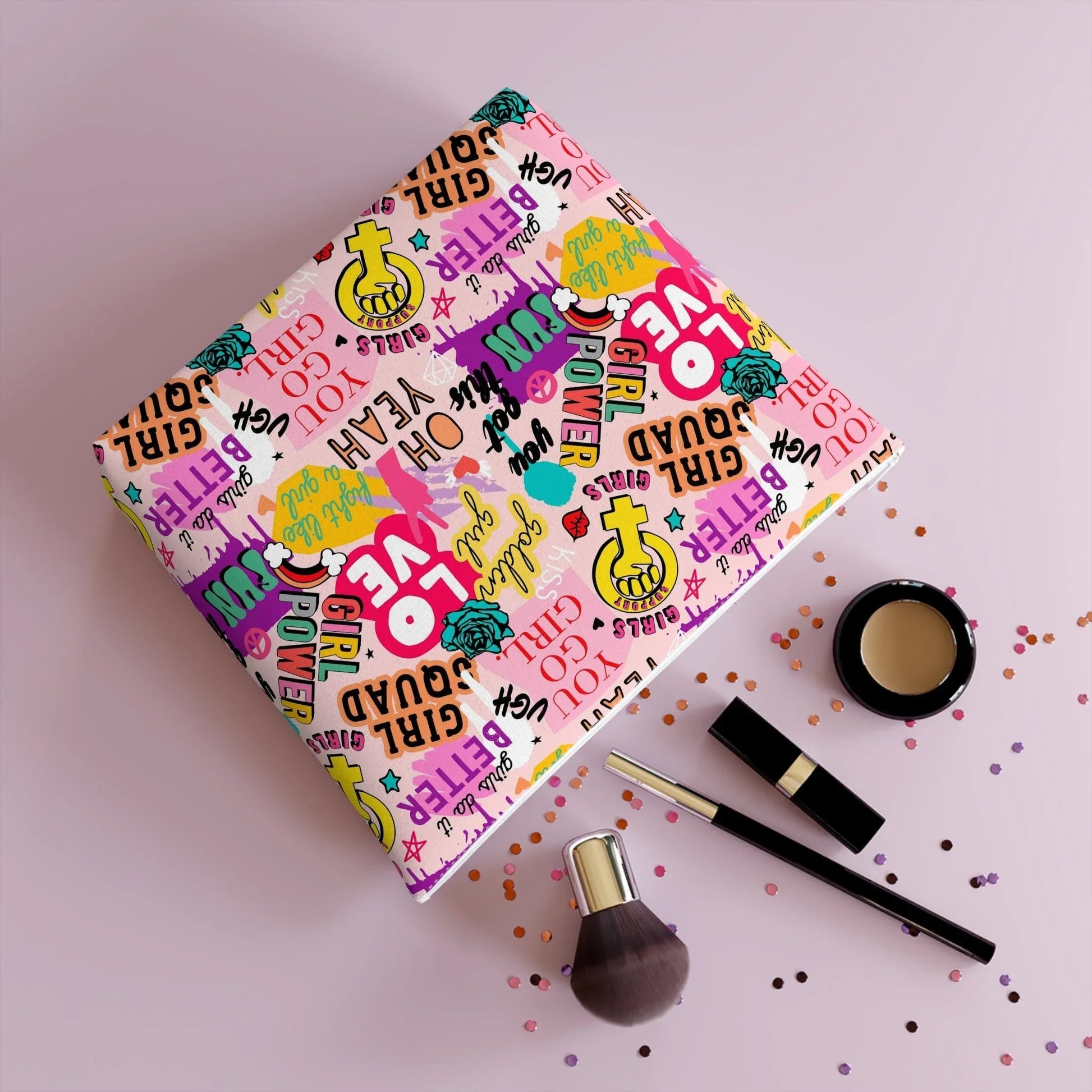 Girl Squad Cosmetic Bag - 10.2’’ × 8.3’’ - Bags