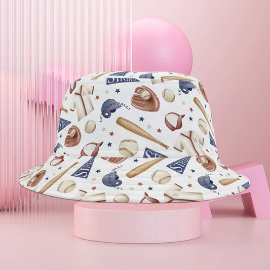 Home Run Custom Bucket Hat - Small / White stitching - Hats