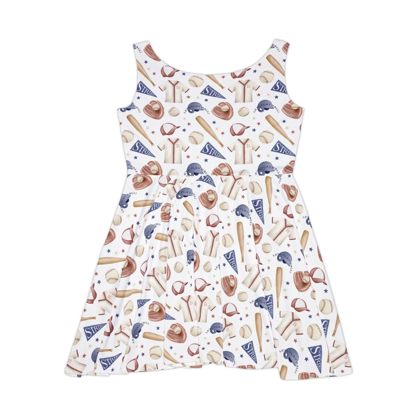 Home Run Skater Dress - All Over Prints