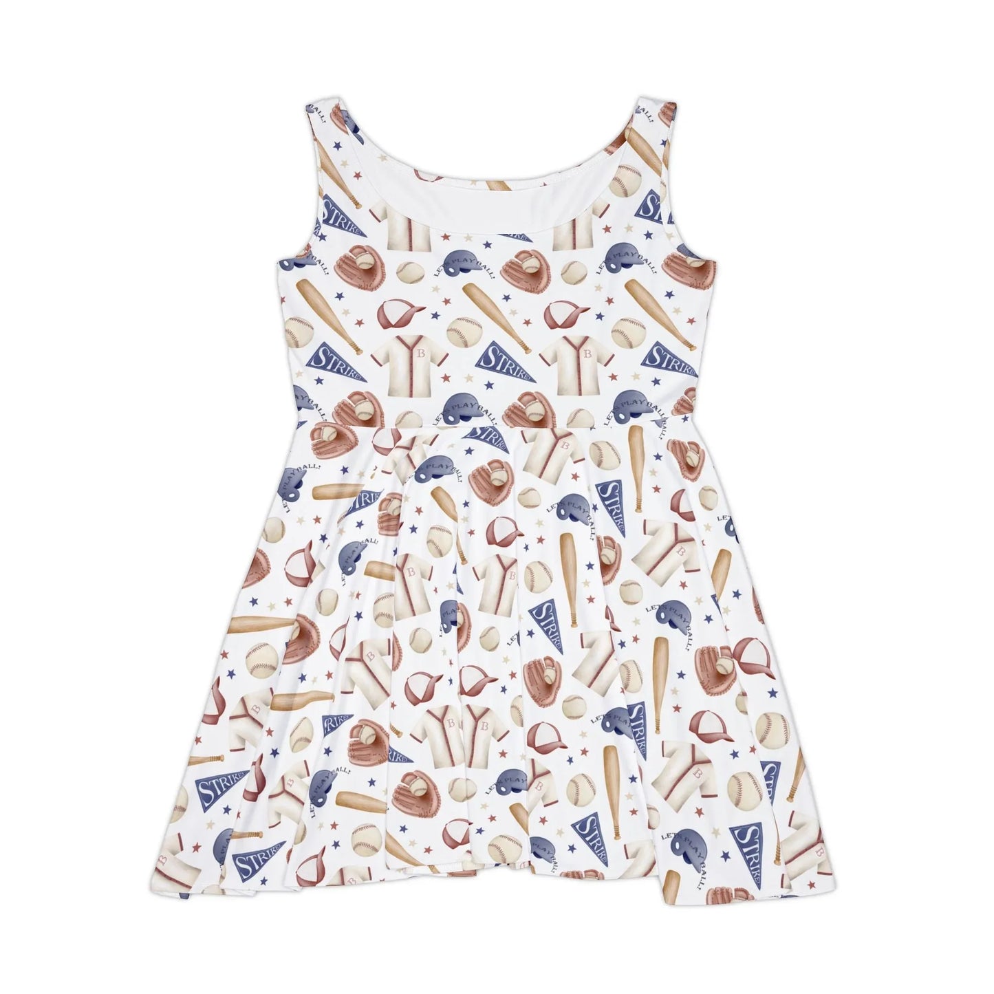 Home Run Skater Dress - XS - All Over Prints