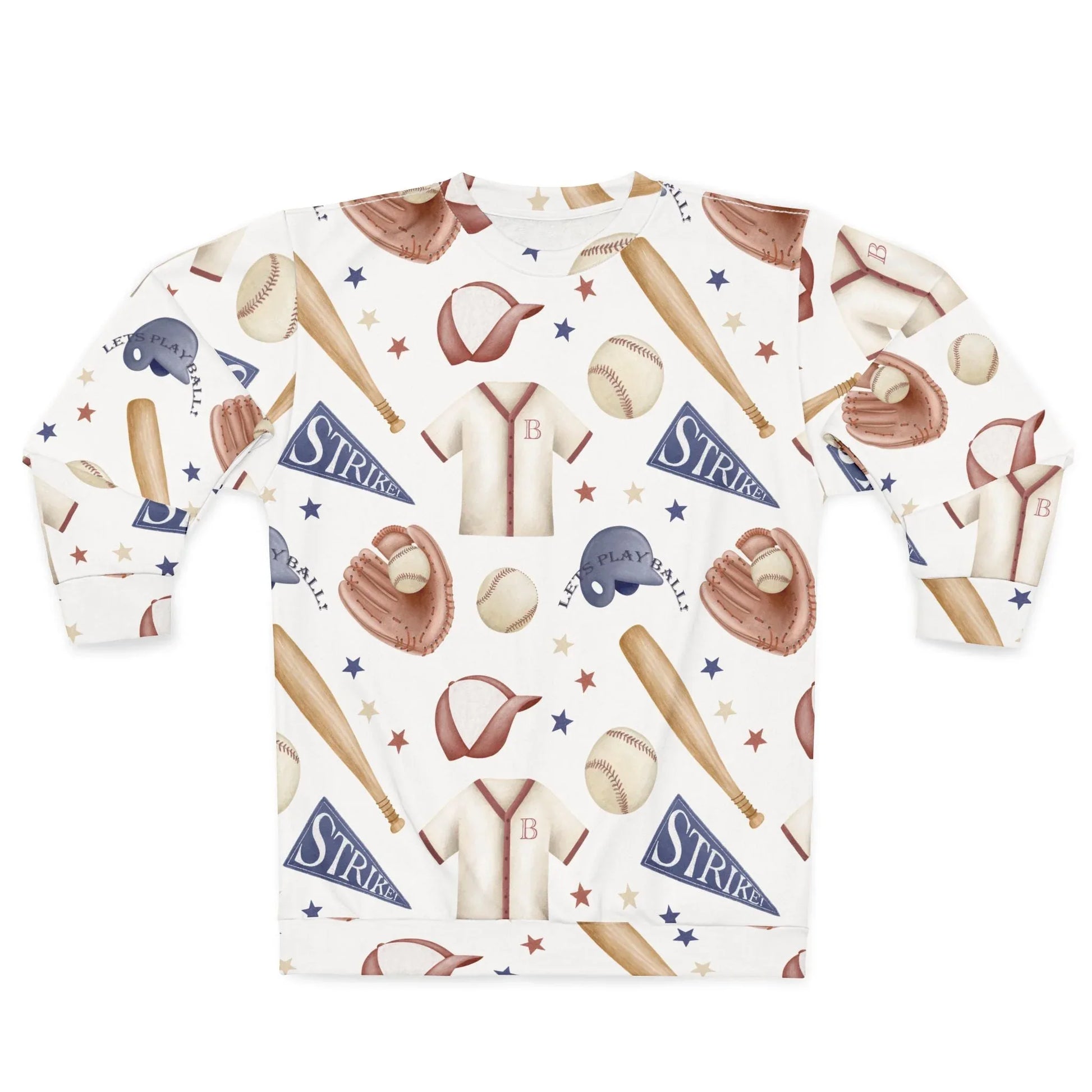 Home Run Spirit Sweatshirt - XS - All Over Prints