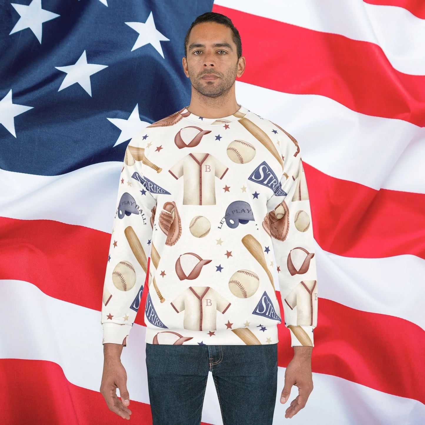 Home Run Spirit Sweatshirt - All Over Prints