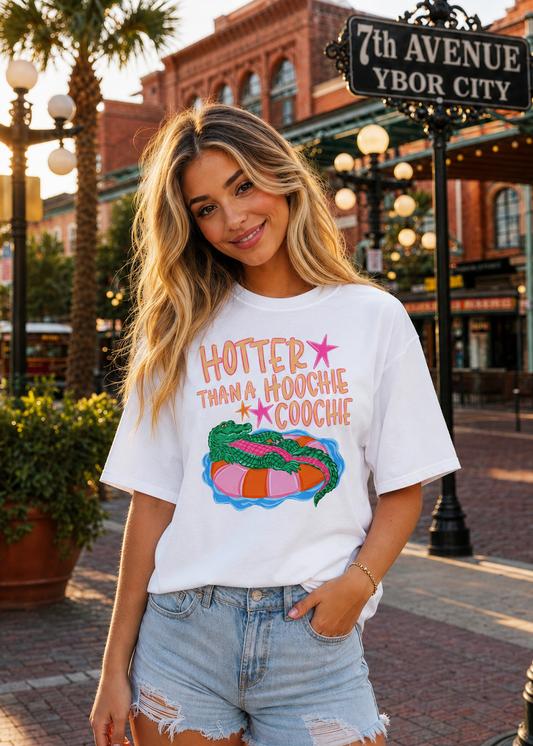 Hotter Than A Hoochie Coochie T-Shirt – RELLE Fashion & Lifestyle – Product Image