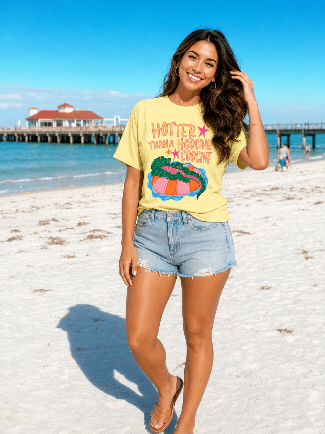 Hotter Than A Hoochie Coochie T-Shirt – RELLE Fashion & Lifestyle – Product Image