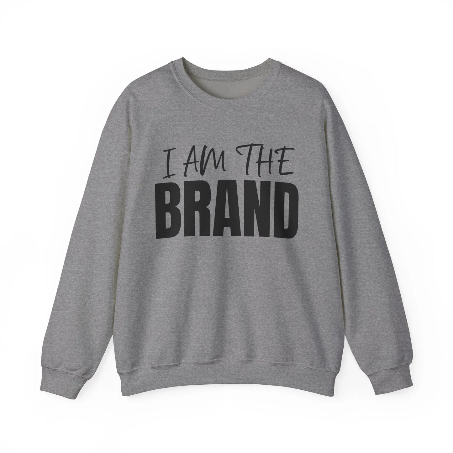 I AM THE BRAND Sweatshirt - Graphite Heather / S
