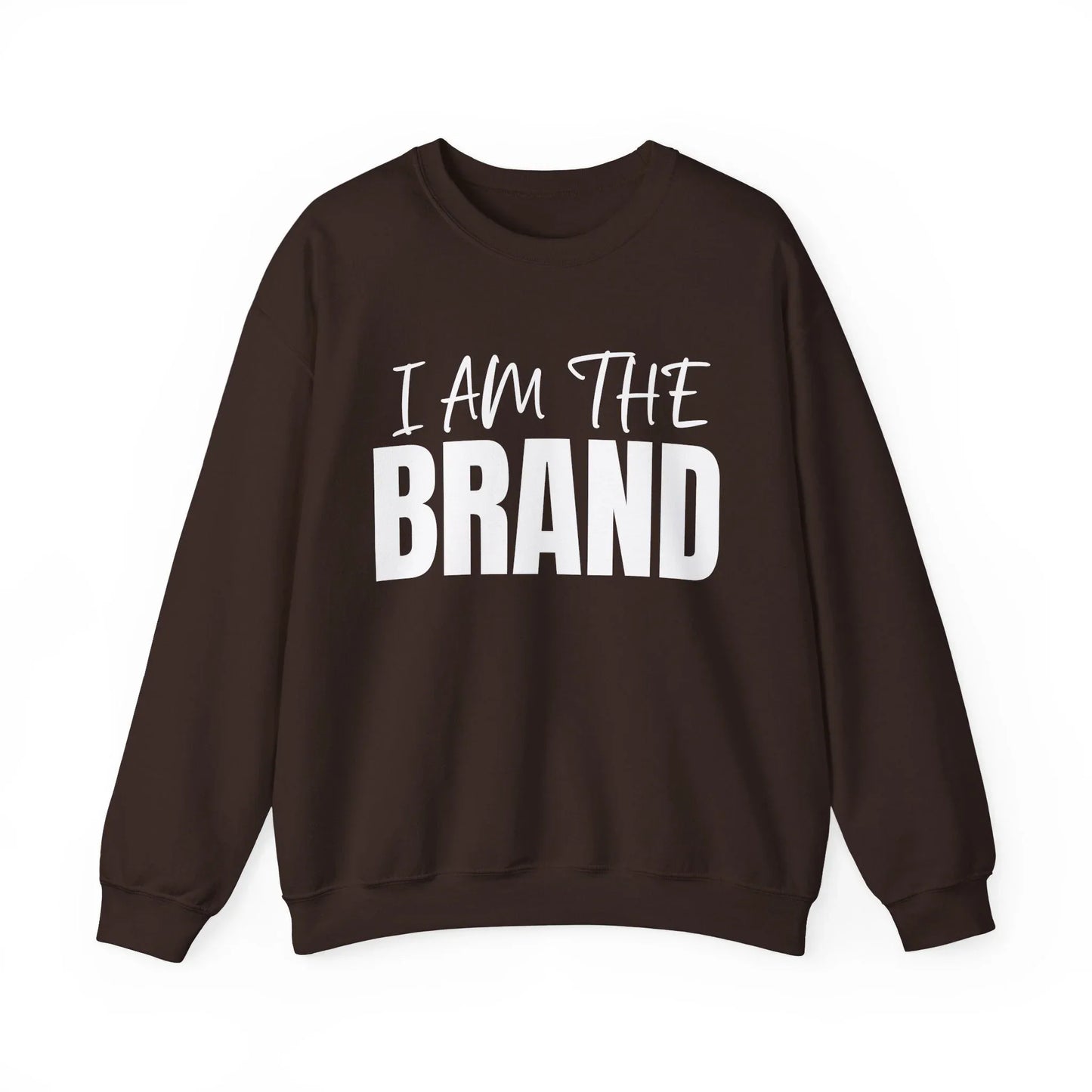I AM THE BRAND Sweatshirt - Dark Chocolate / S
