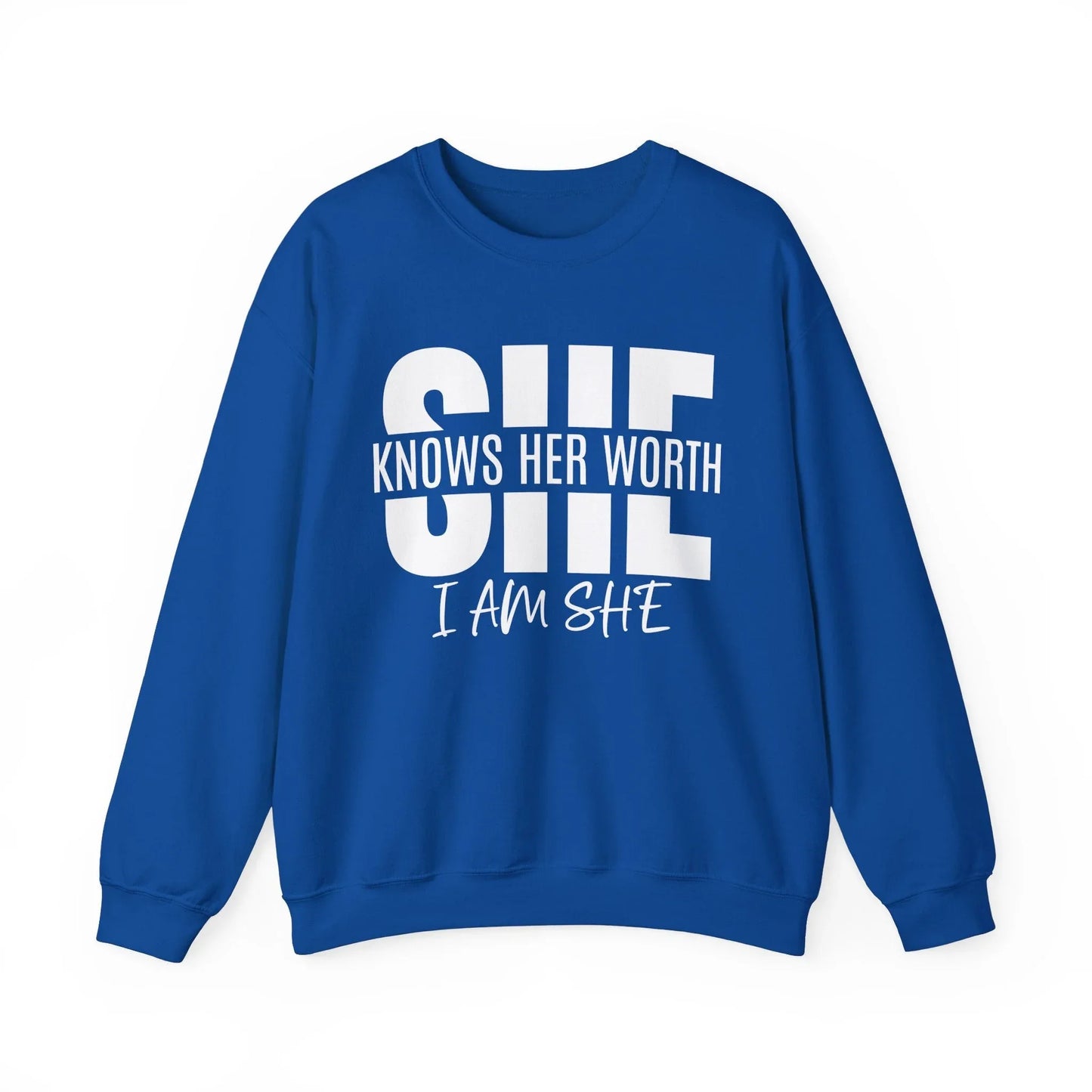 In Her Value Sweatshirt - Royal / S