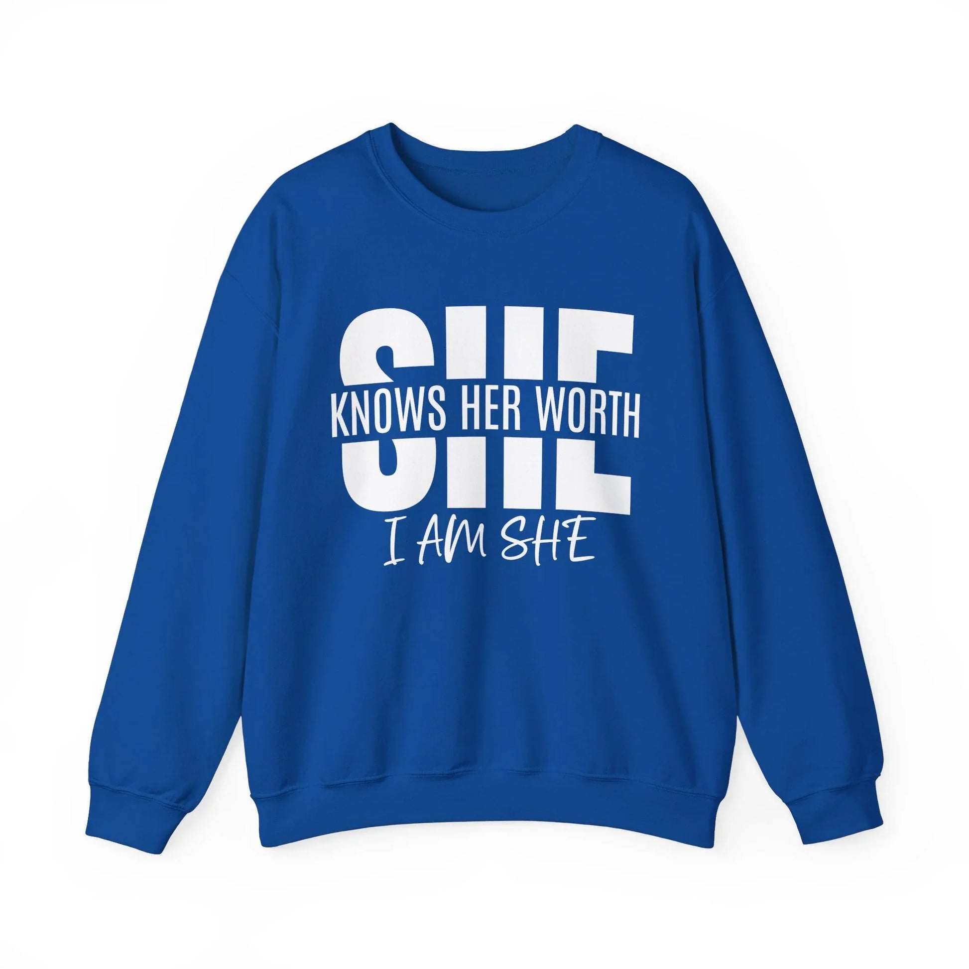 In Her Value Sweatshirt - Royal / S
