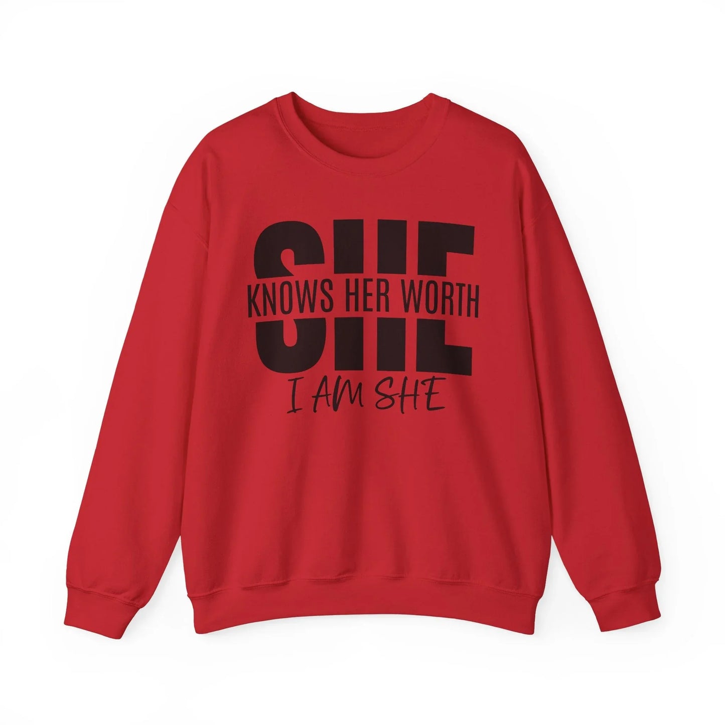 In Her Value Sweatshirt - Red / S