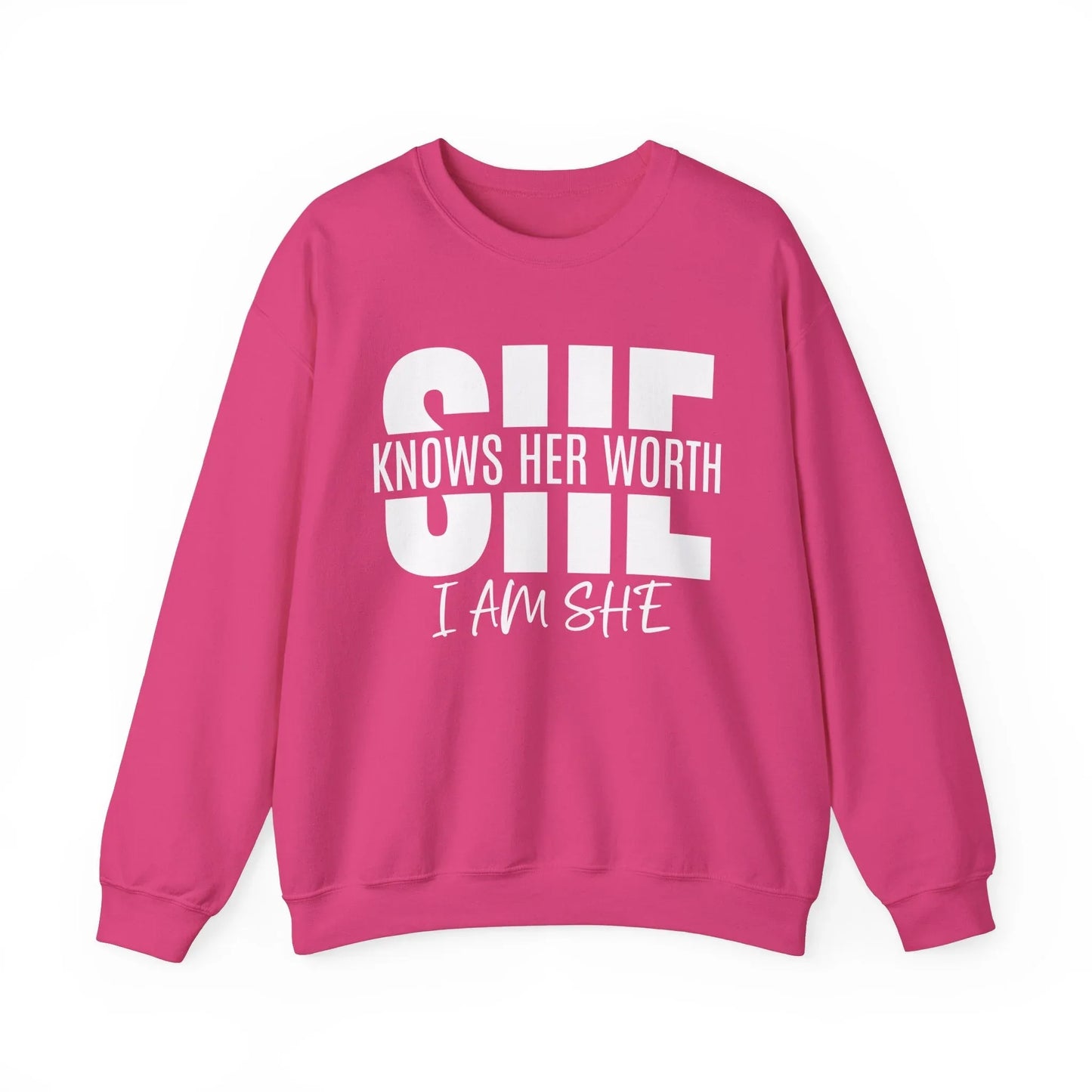 In Her Value Sweatshirt - Heliconia / S
