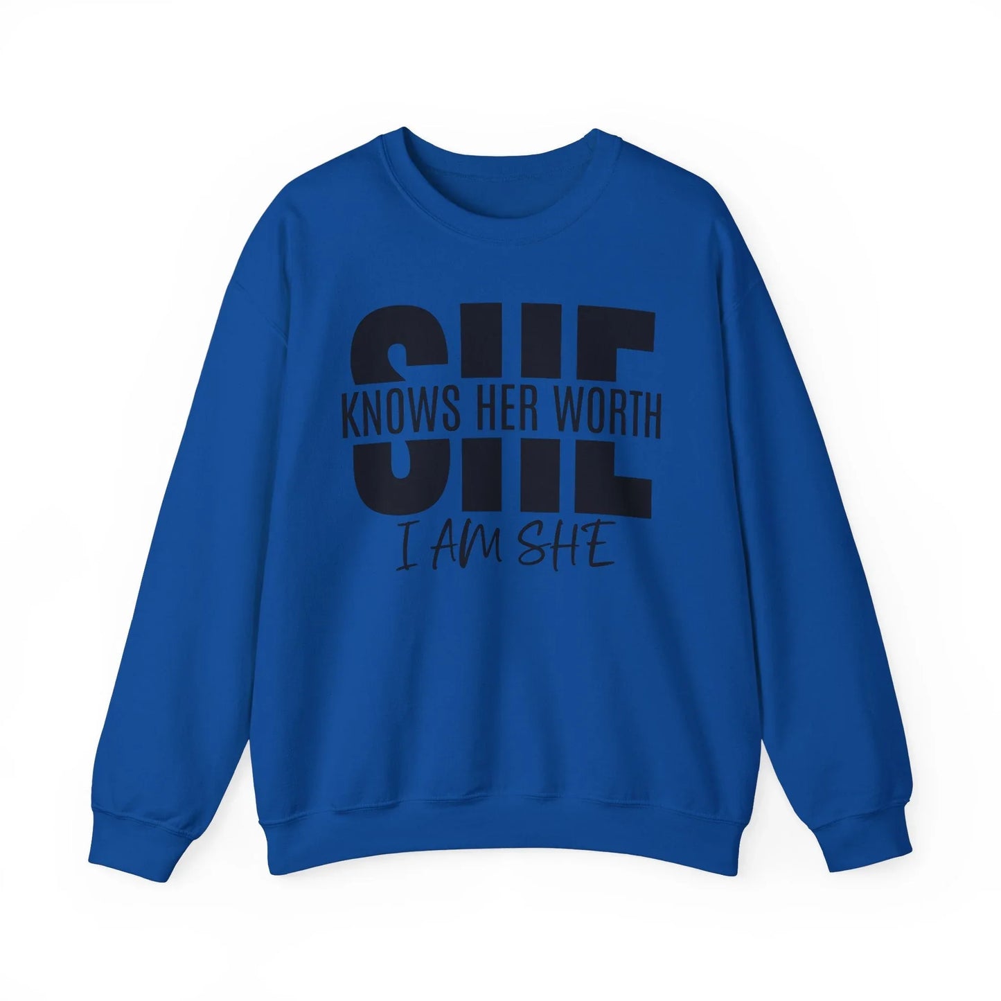 In Her Value Sweatshirt - Royal / S