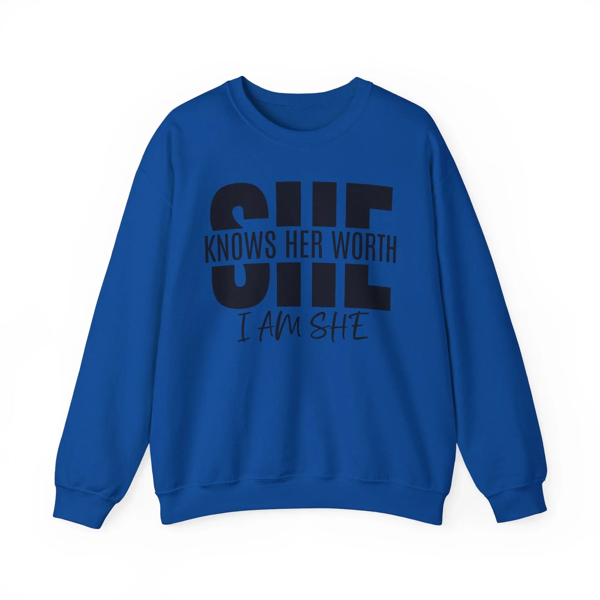 In Her Value Sweatshirt - Royal / S