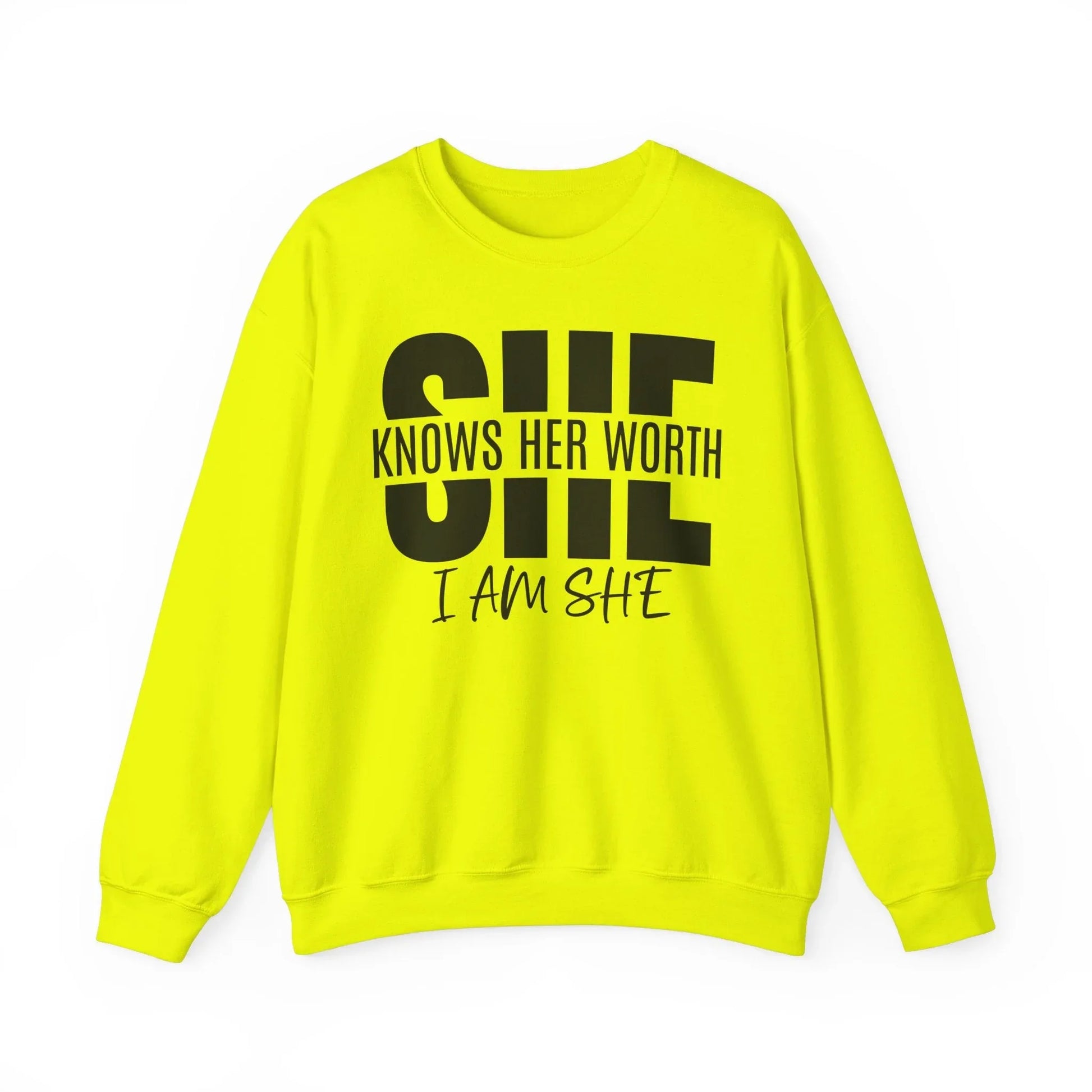 In Her Value Sweatshirt - Safety Green / S
