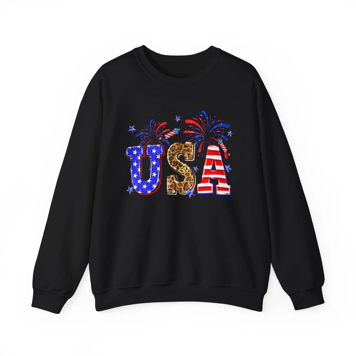Independence Day Love Sweatshirt | Unisex - Black / S