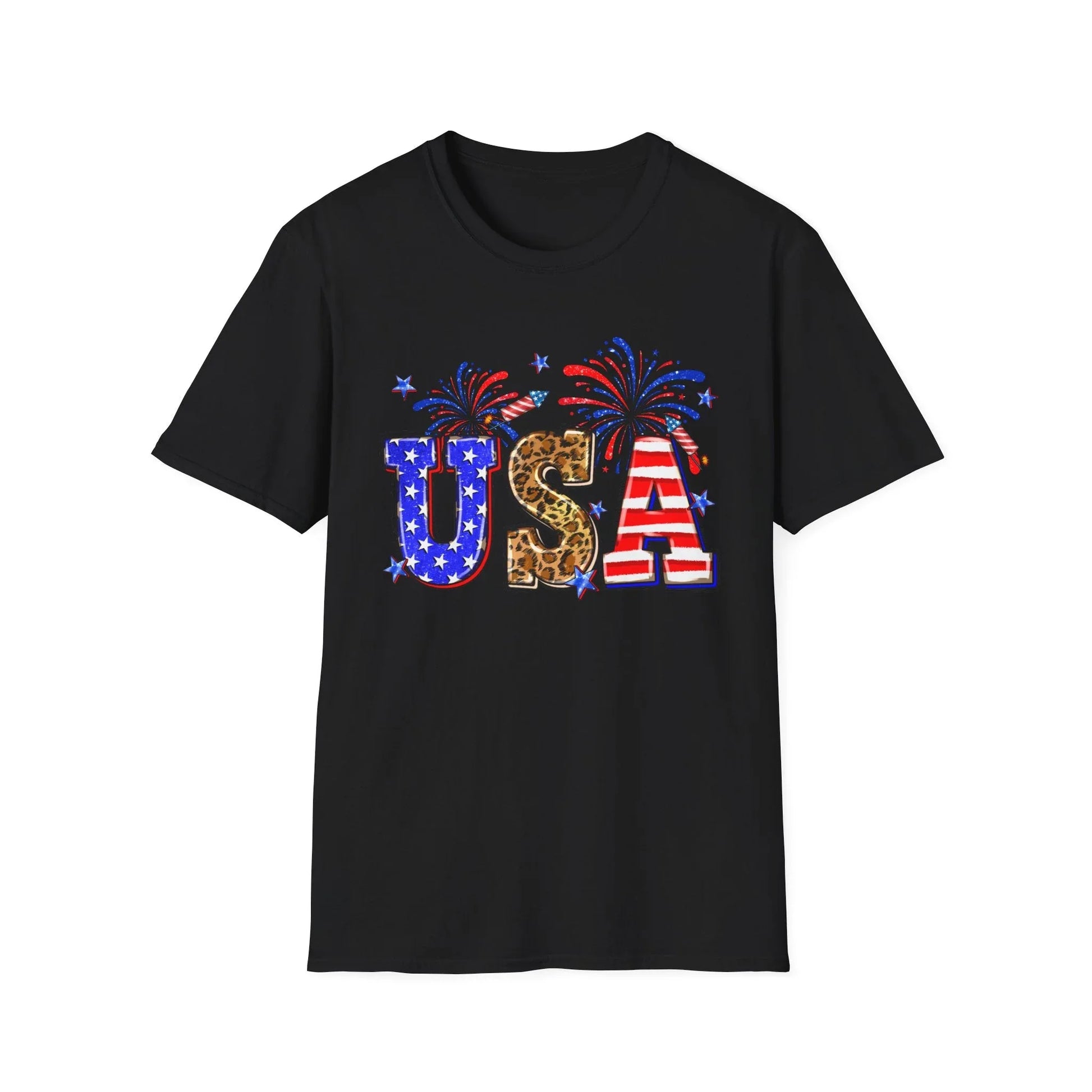 Independence Day Love T-Shirt | Unisex - XS / Black