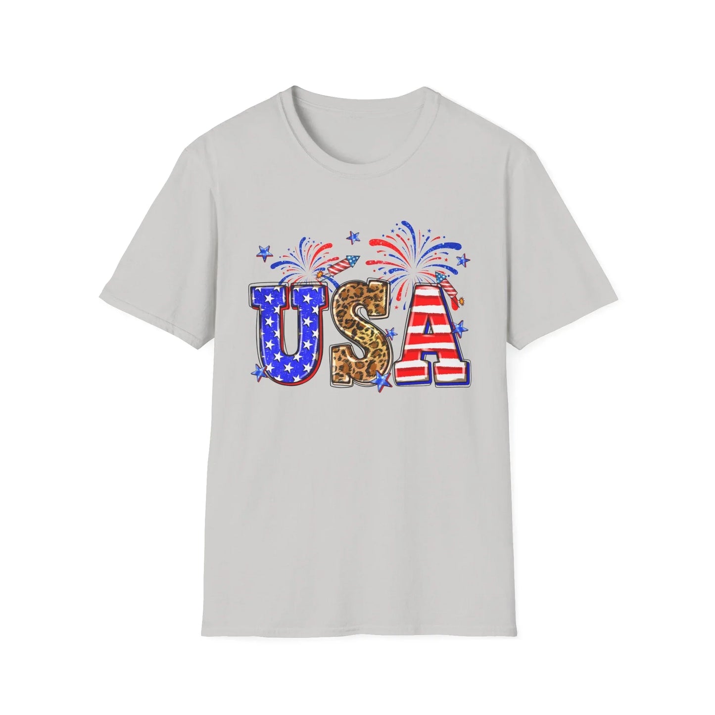 Independence Day Love T-Shirt | Unisex - S / Ice Grey