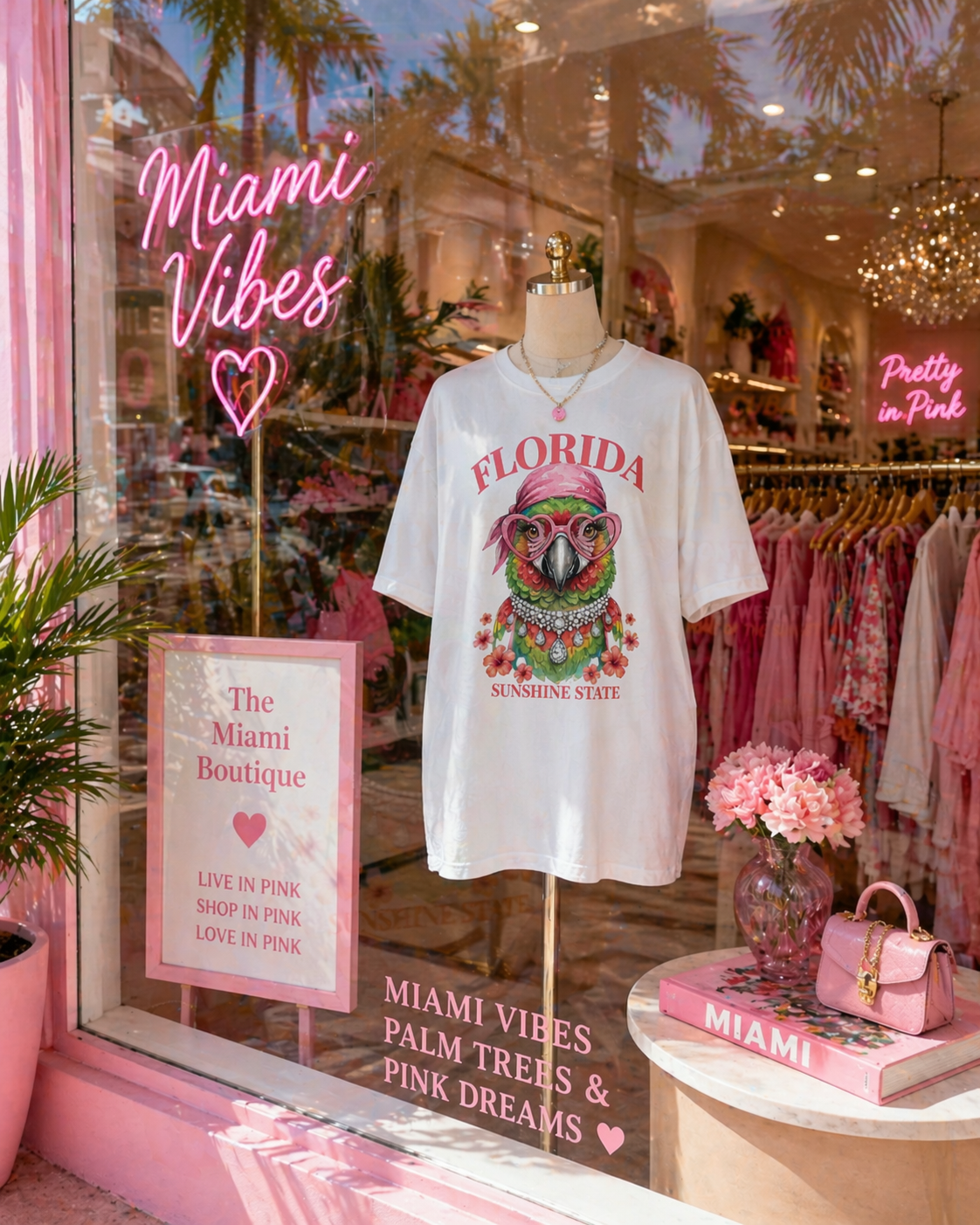 Key West Parrot T-Shirt – RELLE Fashion & Lifestyle – Product Image