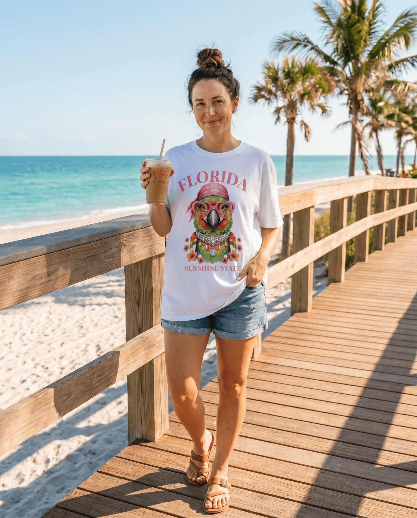 Key West Parrot T-Shirt – RELLE Fashion & Lifestyle – Product Image