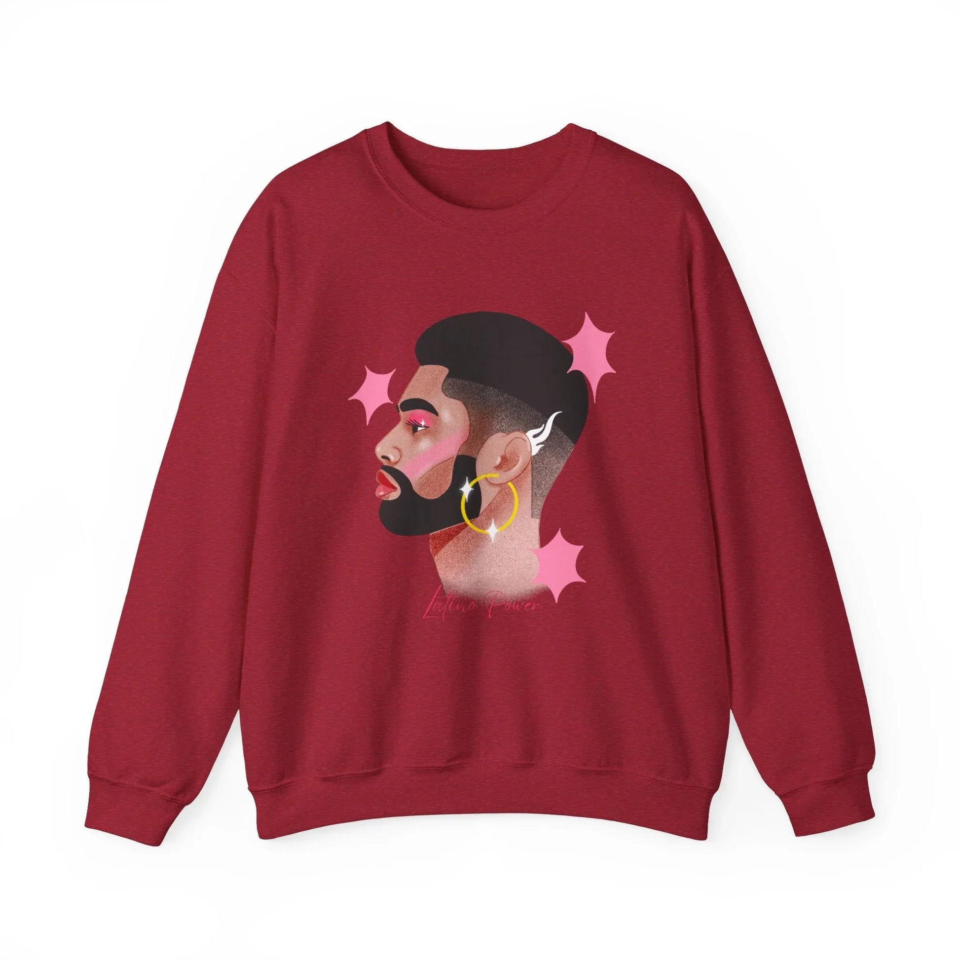 Latino Heritage Sweatshirt | Unisex - S / Antique Cherry Red