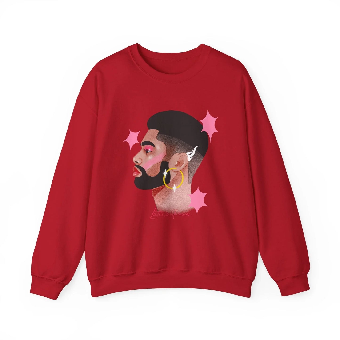 Latino Heritage Sweatshirt | Unisex - S / Cherry Red