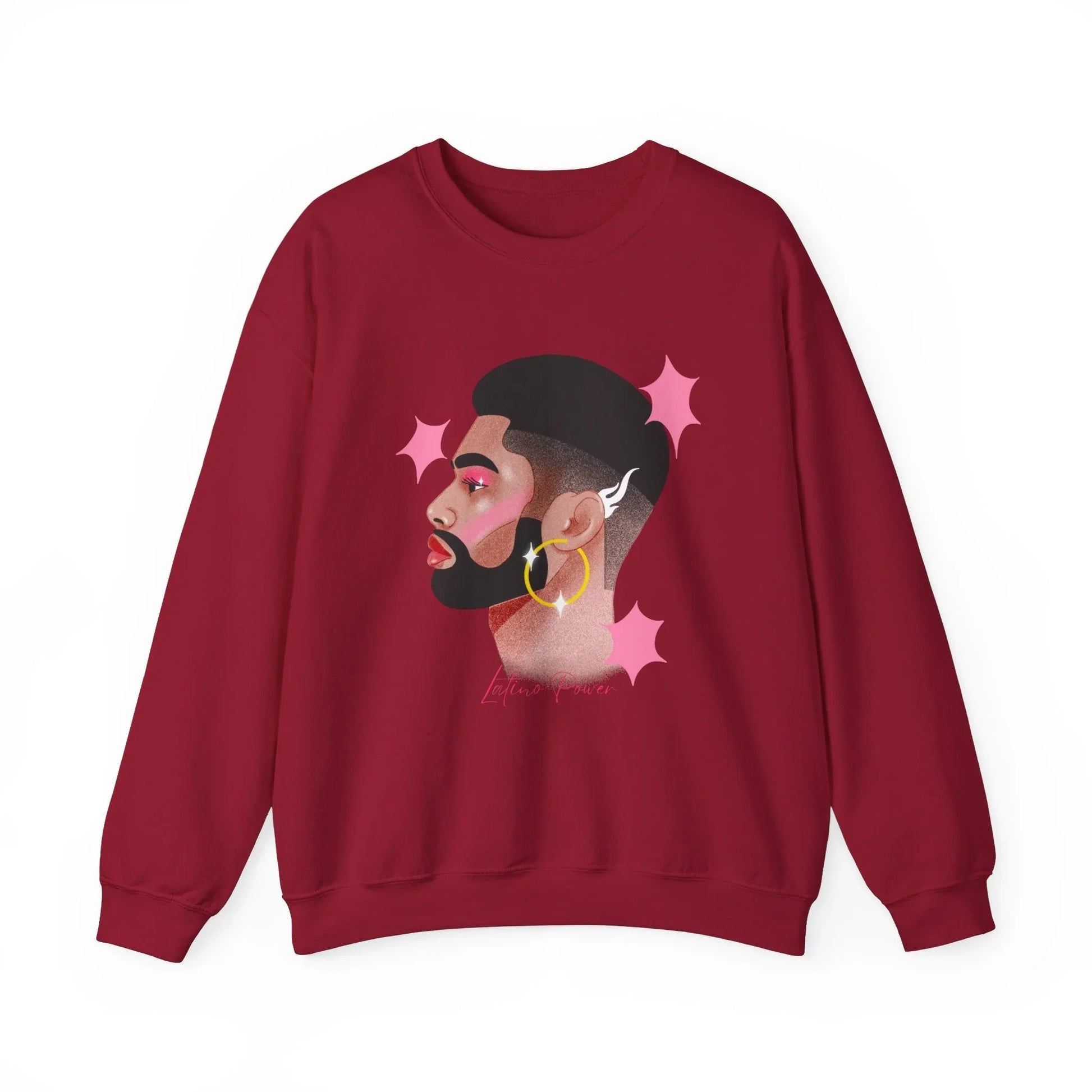 Latino Heritage Sweatshirt | Unisex - S / Cardinal Red