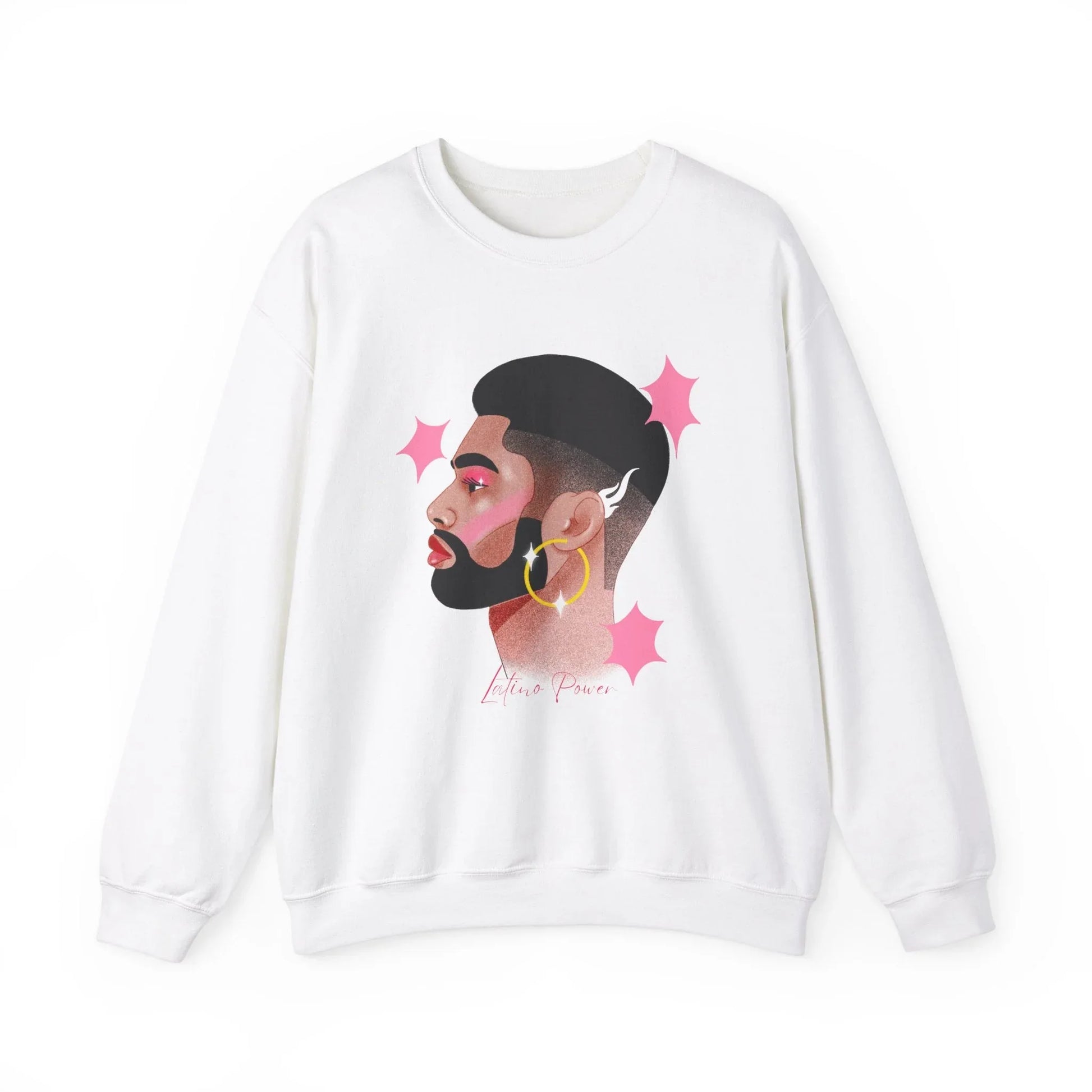 Latino Heritage Sweatshirt | Unisex - S / White