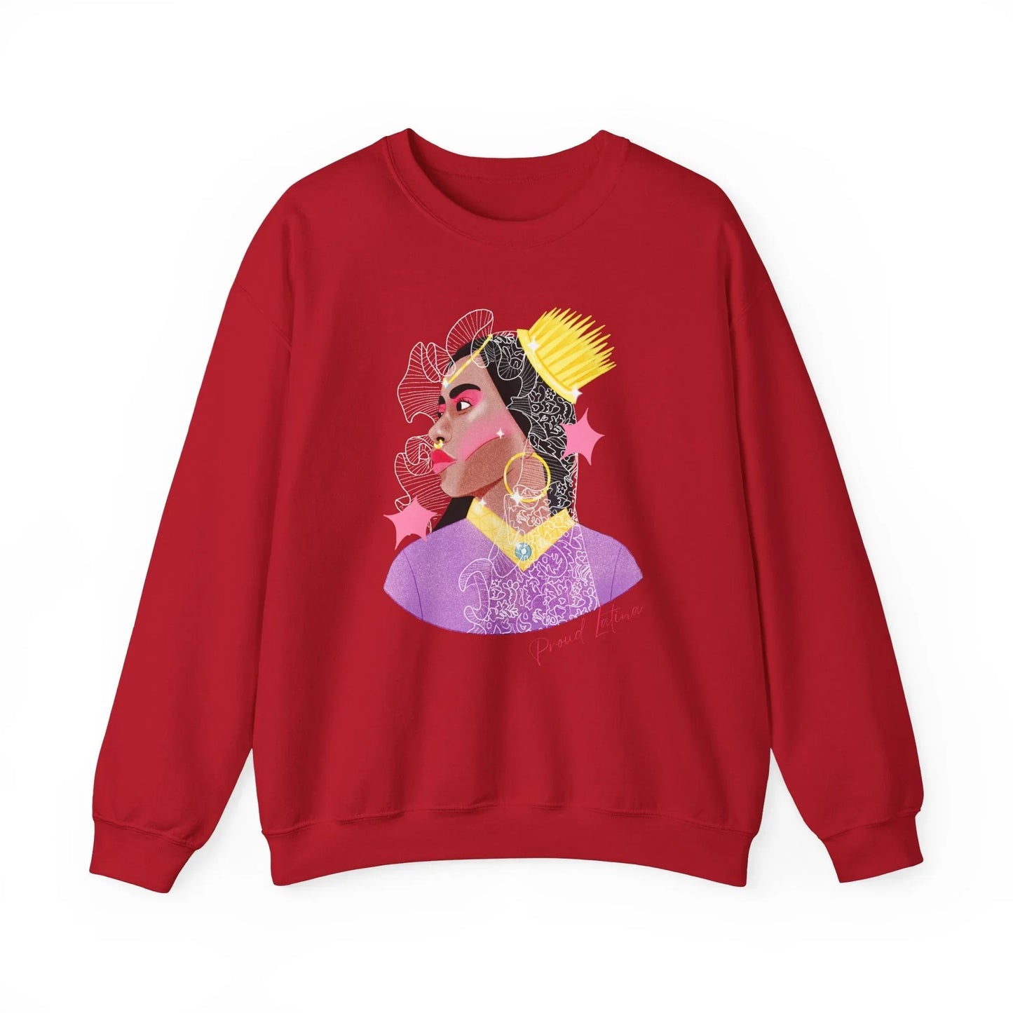Latino Pride Sweatshirt | Unisex - S / Cherry Red