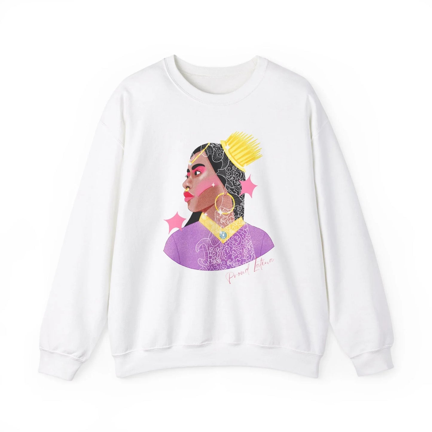 Latino Pride Sweatshirt | Unisex - S / White