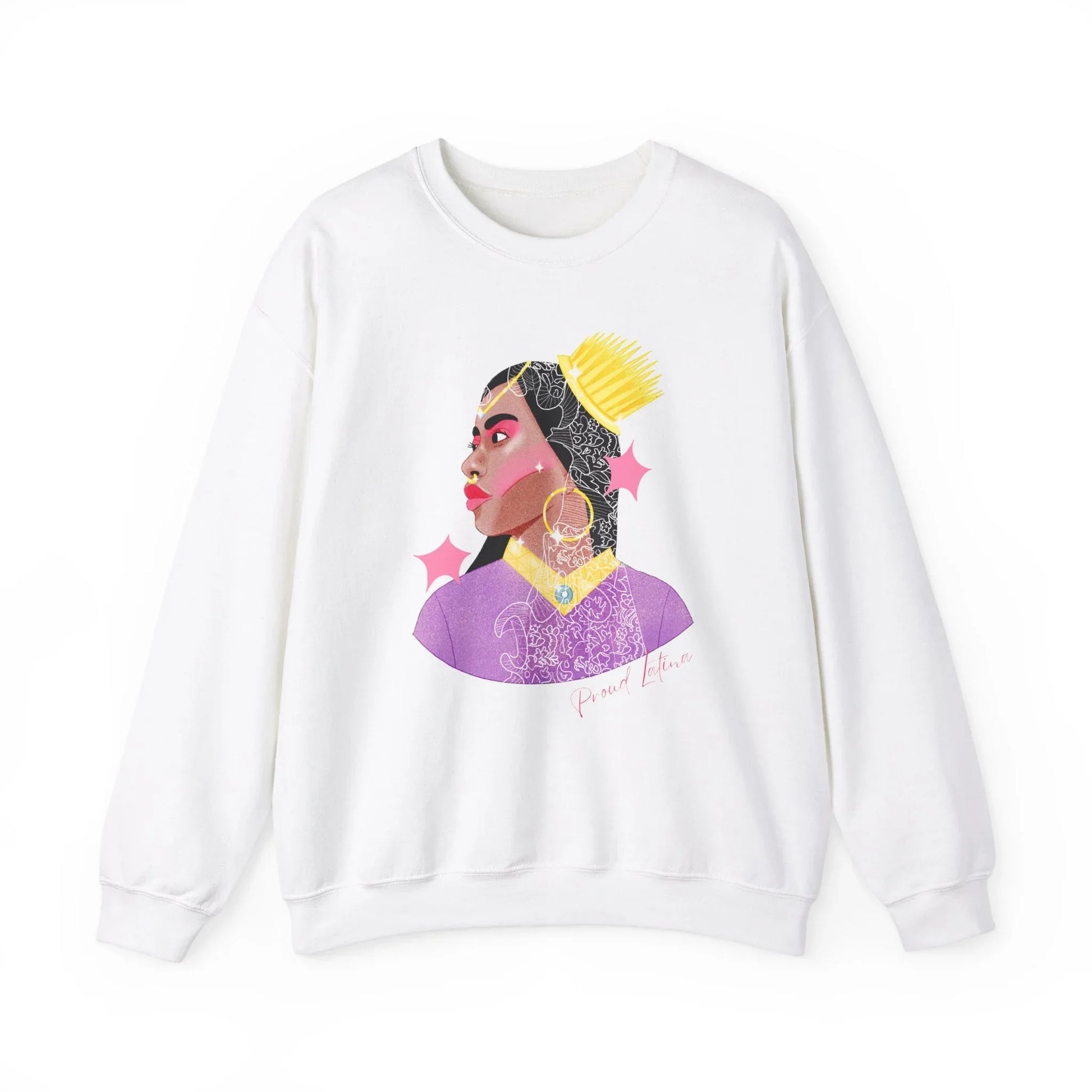 Latino Pride Sweatshirt | Unisex - S / White