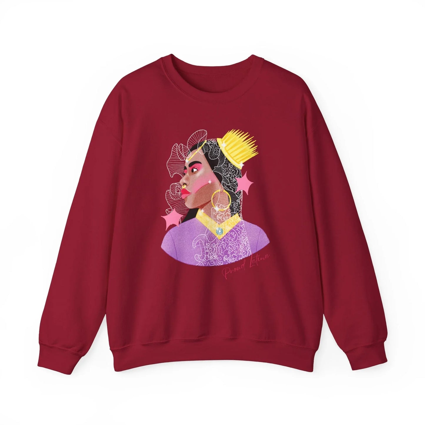 Latino Pride Sweatshirt | Unisex - S / Cardinal Red