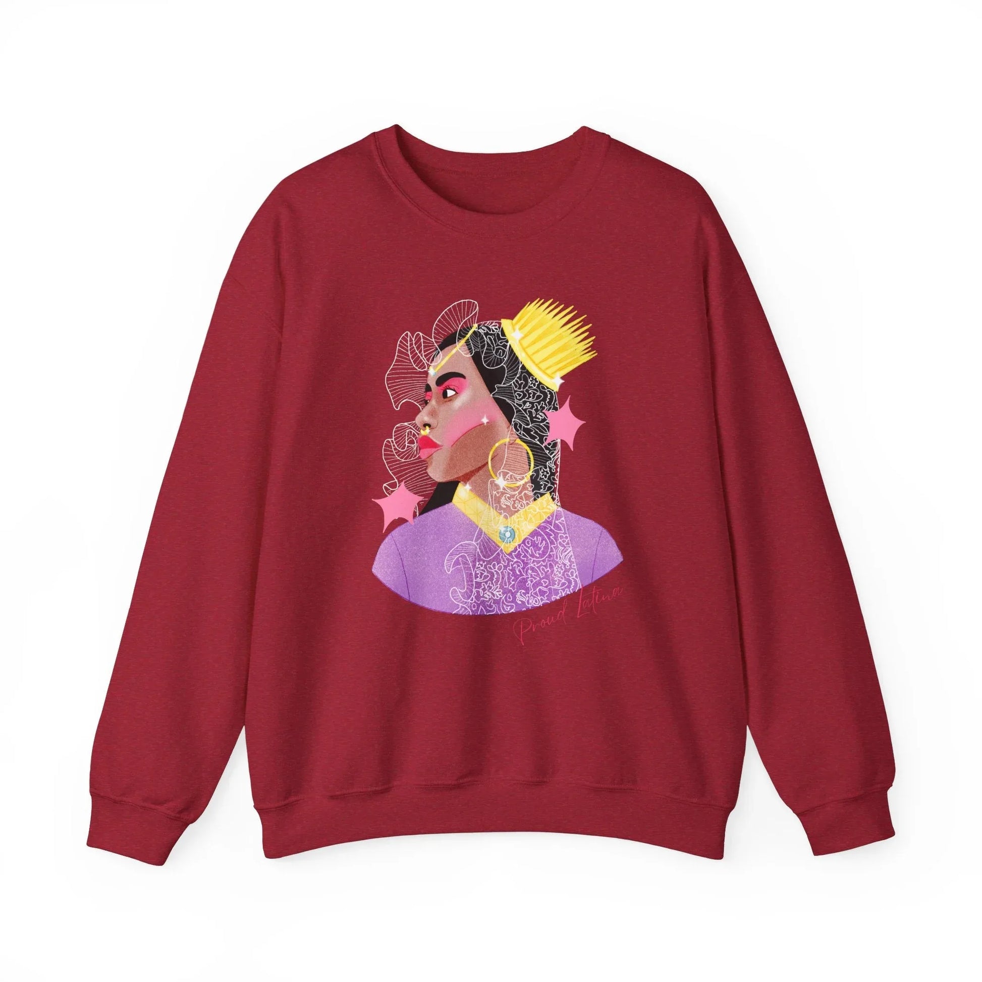 Latino Pride Sweatshirt | Unisex - S / Antique Cherry Red