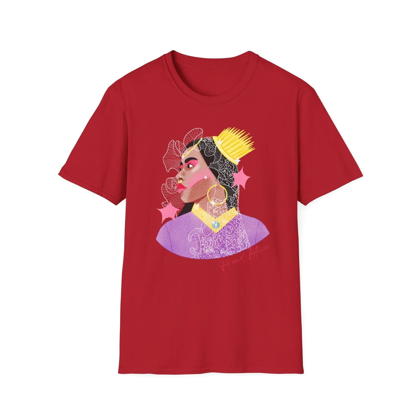 Latino Pride T-shirt | Unisex - Cherry Red / S - T-Shirt