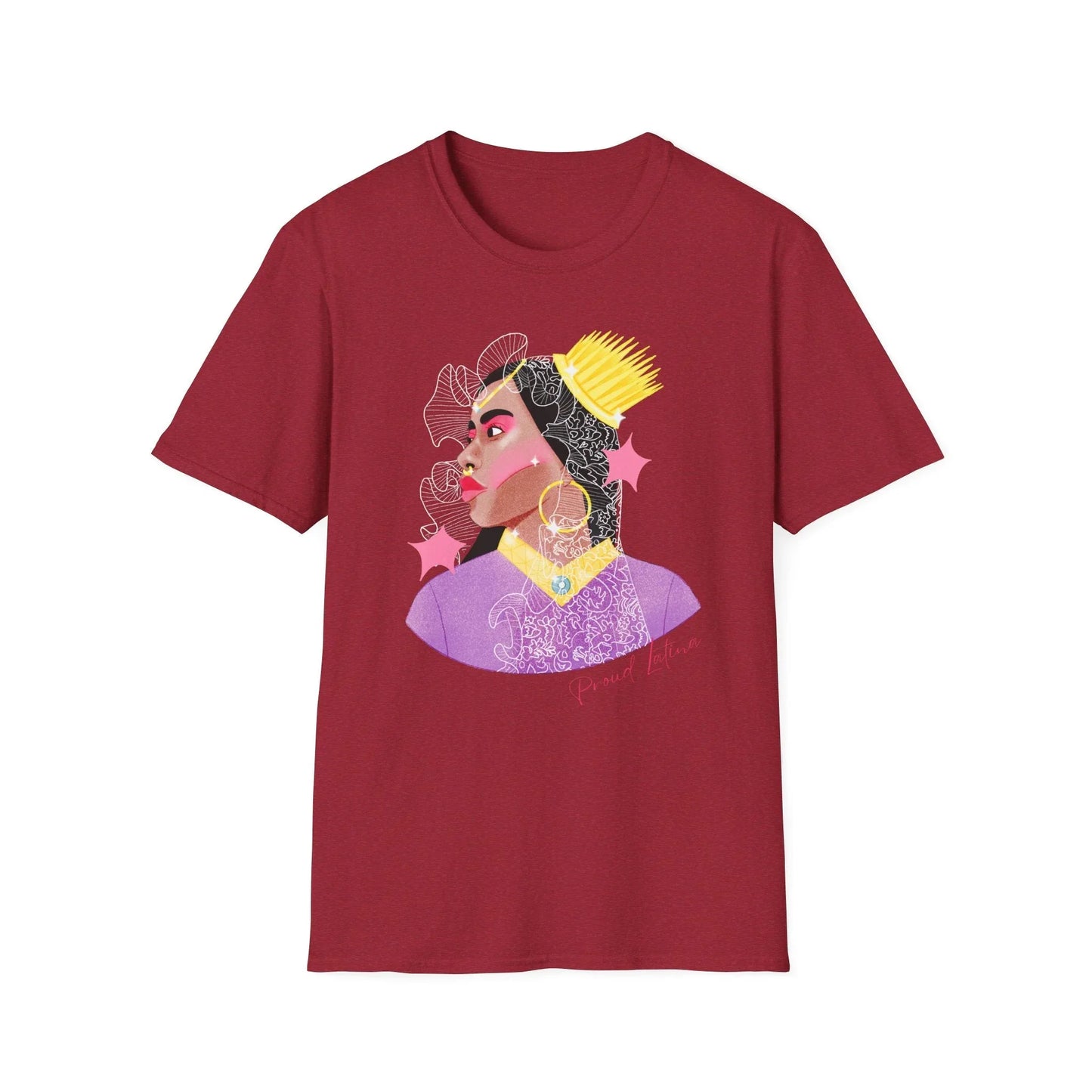 Latino Pride T-shirt | Unisex - Antique Cherry Red / S - T-Shirt