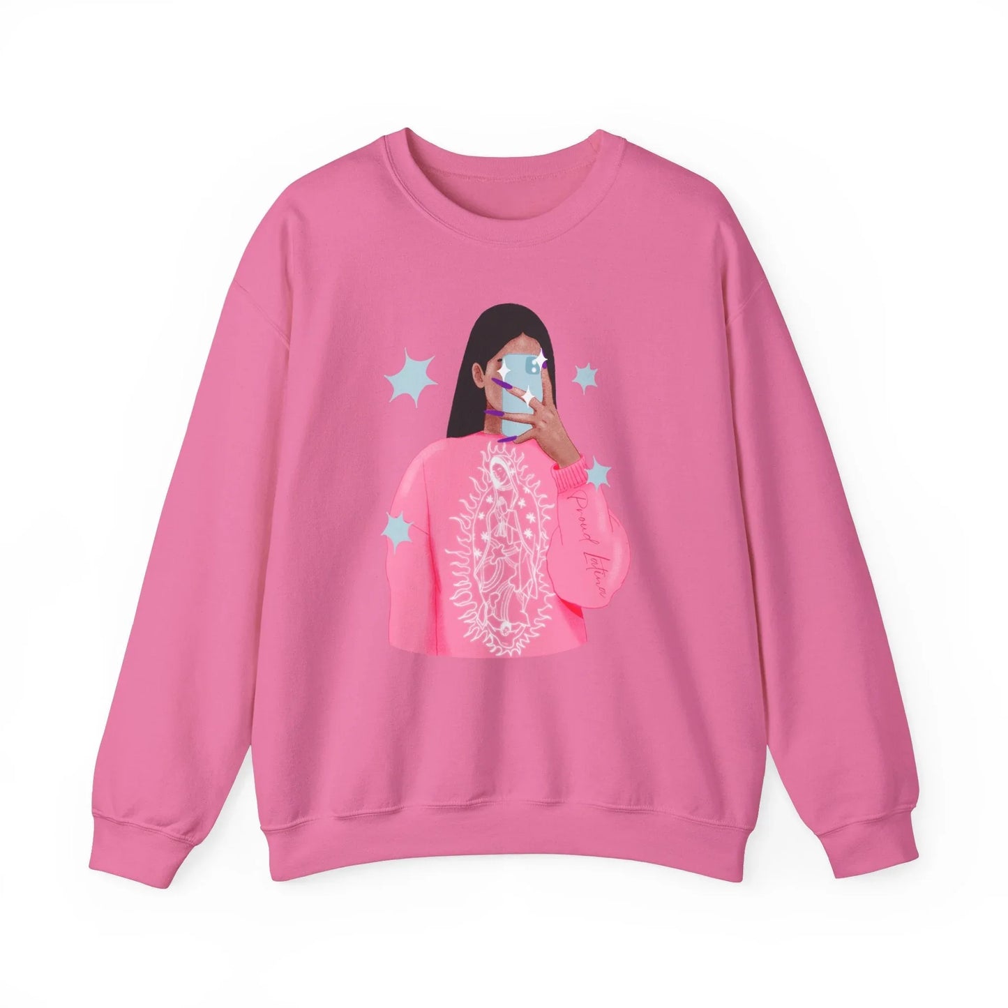 Latino Vibes Sweatshirt | Unisex - S / Safety Pink