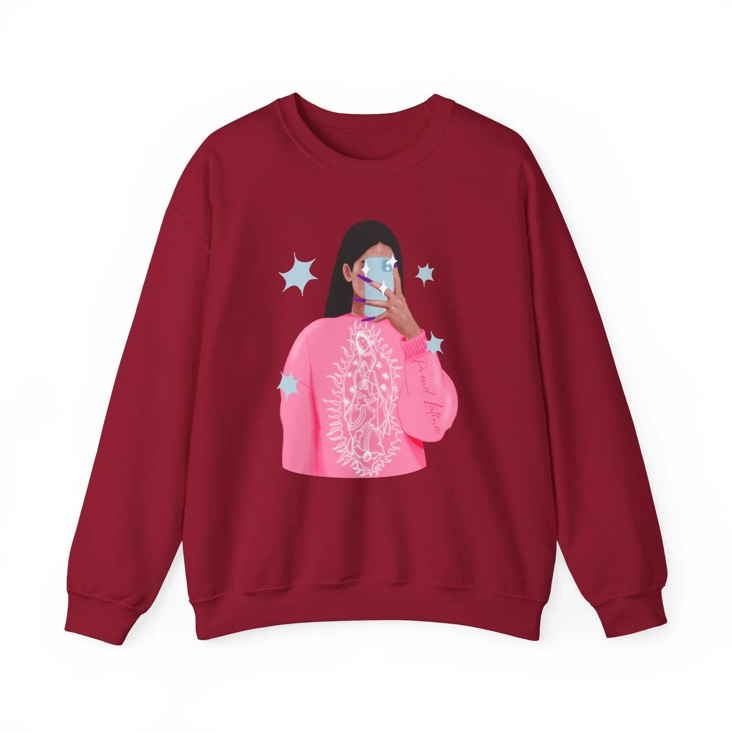 Latino Vibes Sweatshirt | Unisex - S / Cardinal Red