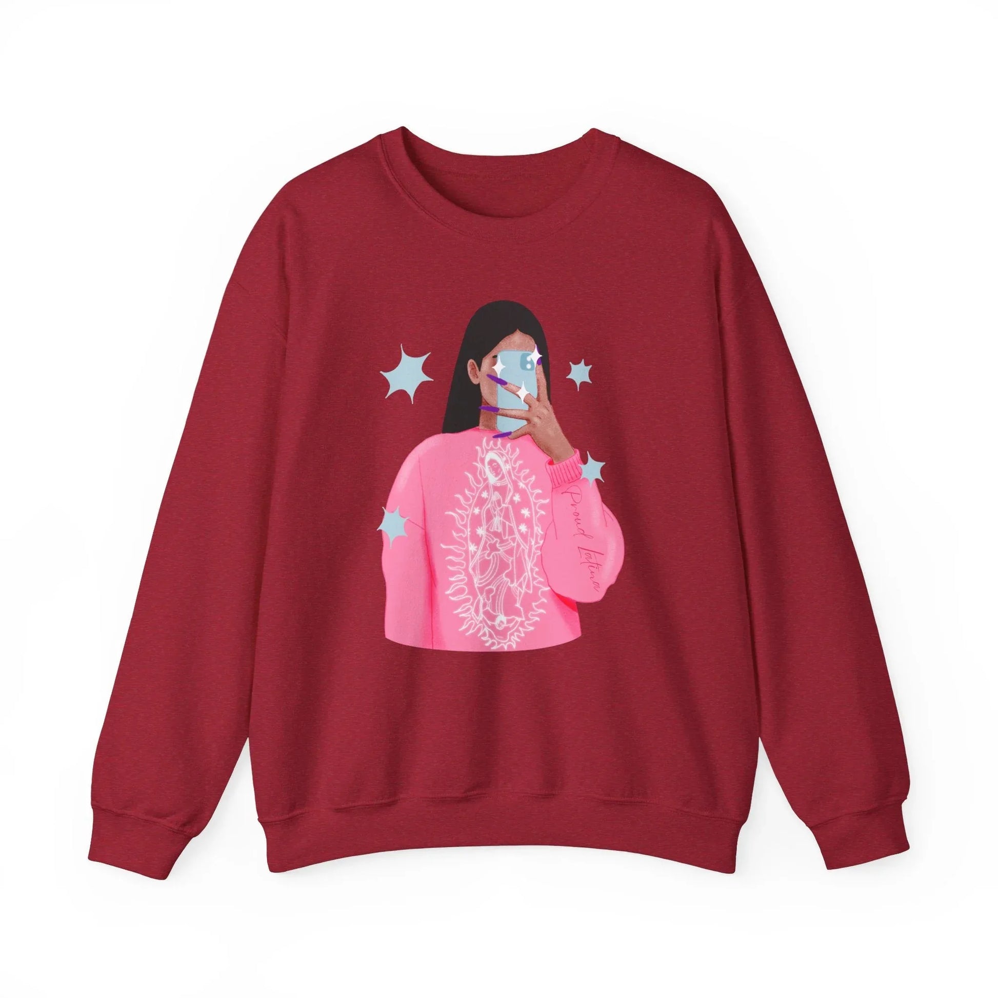 Latino Vibes Sweatshirt | Unisex - S / Antique Cherry Red