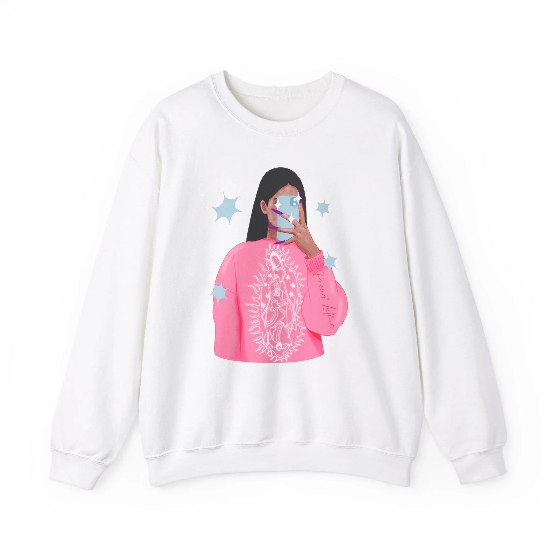 Latino Vibes Sweatshirt | Unisex - S / White