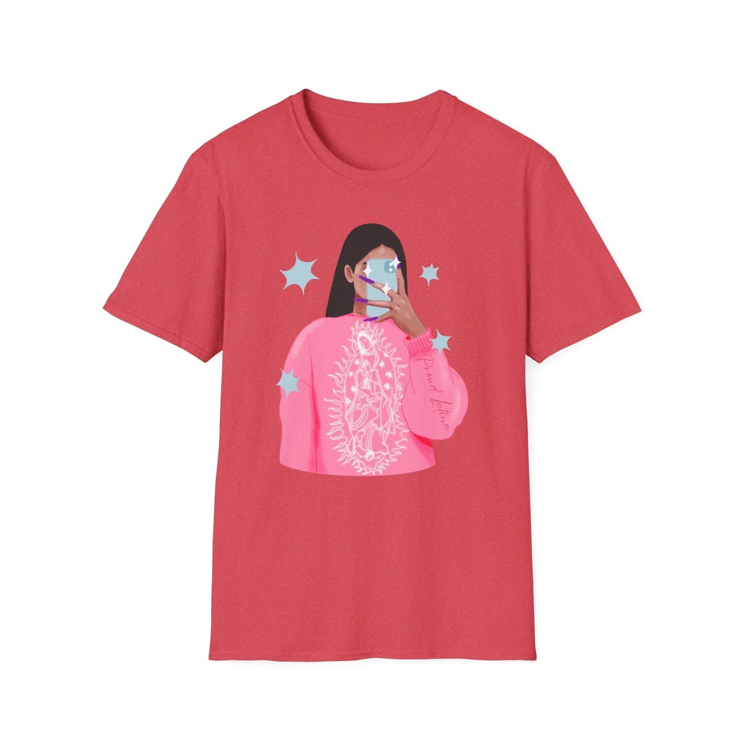 Latino Vibes T-shirt | Unisex - Heather Red / S - T-Shirt